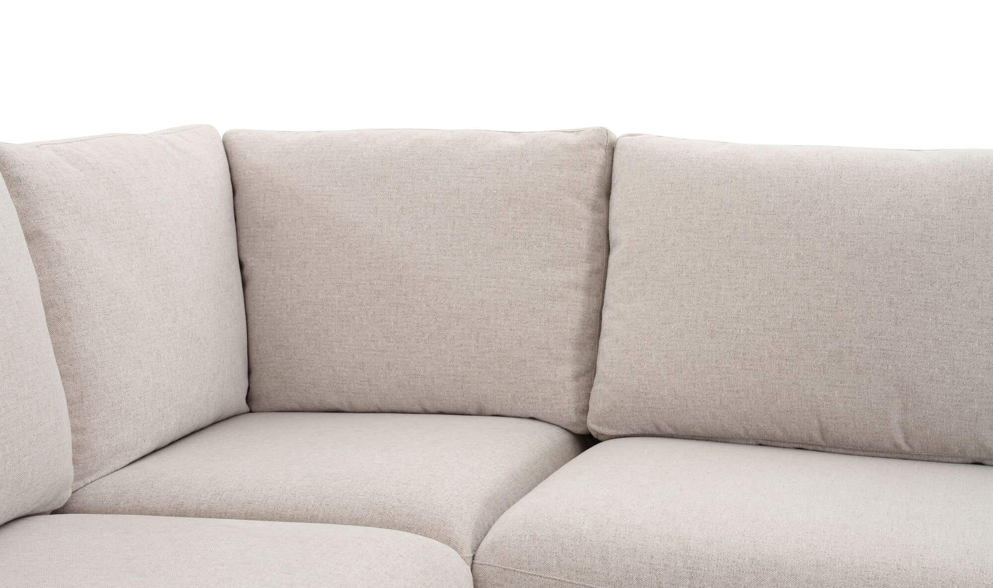 Fable Slipcover Dining Banquette U-Shape Beige 168 in. by Moe's Home Collection - view 11