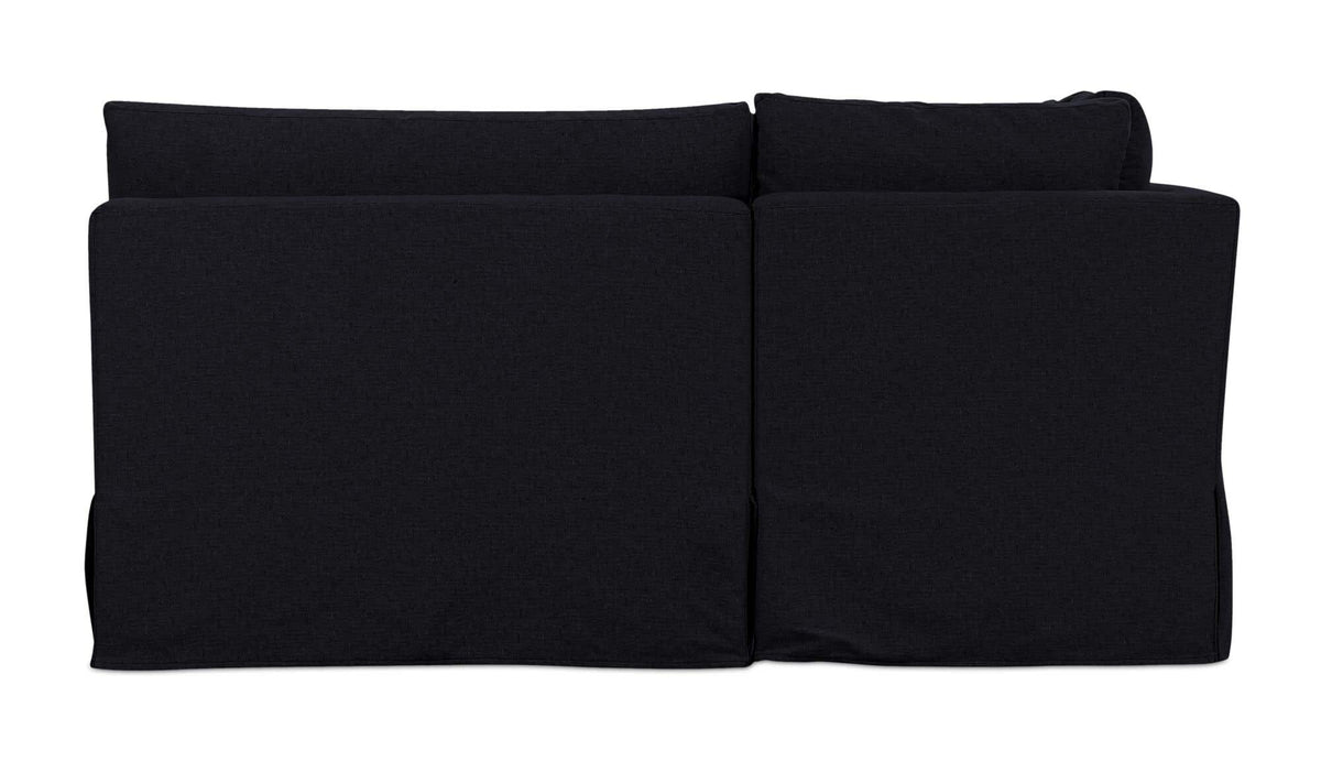 Fable Slipcover Dining Banquette U-Shape Black 121 in by Moe's Home Collection - view 5