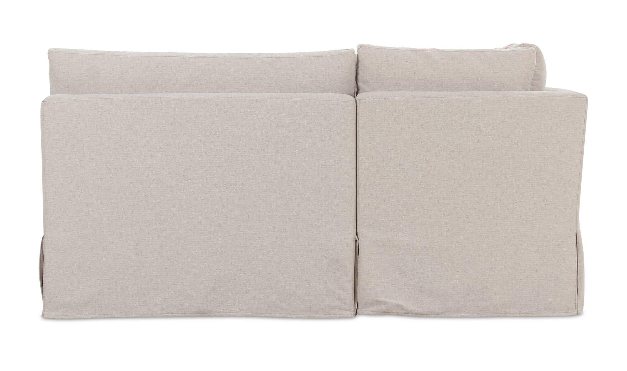 Fable Slipcover Dining Banquette U-Shape Beige 121 in. by Moe's Home Collection - view 11