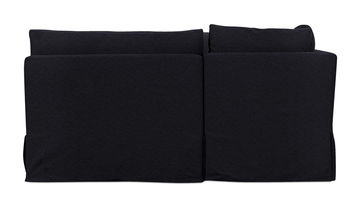 Fable Slipcover Dining Banquette U-Shape Black 129 in by Moe's Home Collection - view 5