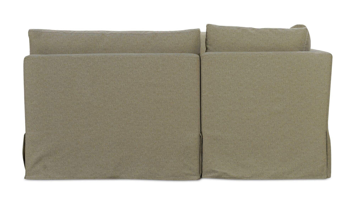 Fable Slipcover Dining Banquette U-Shape Olive 129 in by Moe's Home Collection - view 5