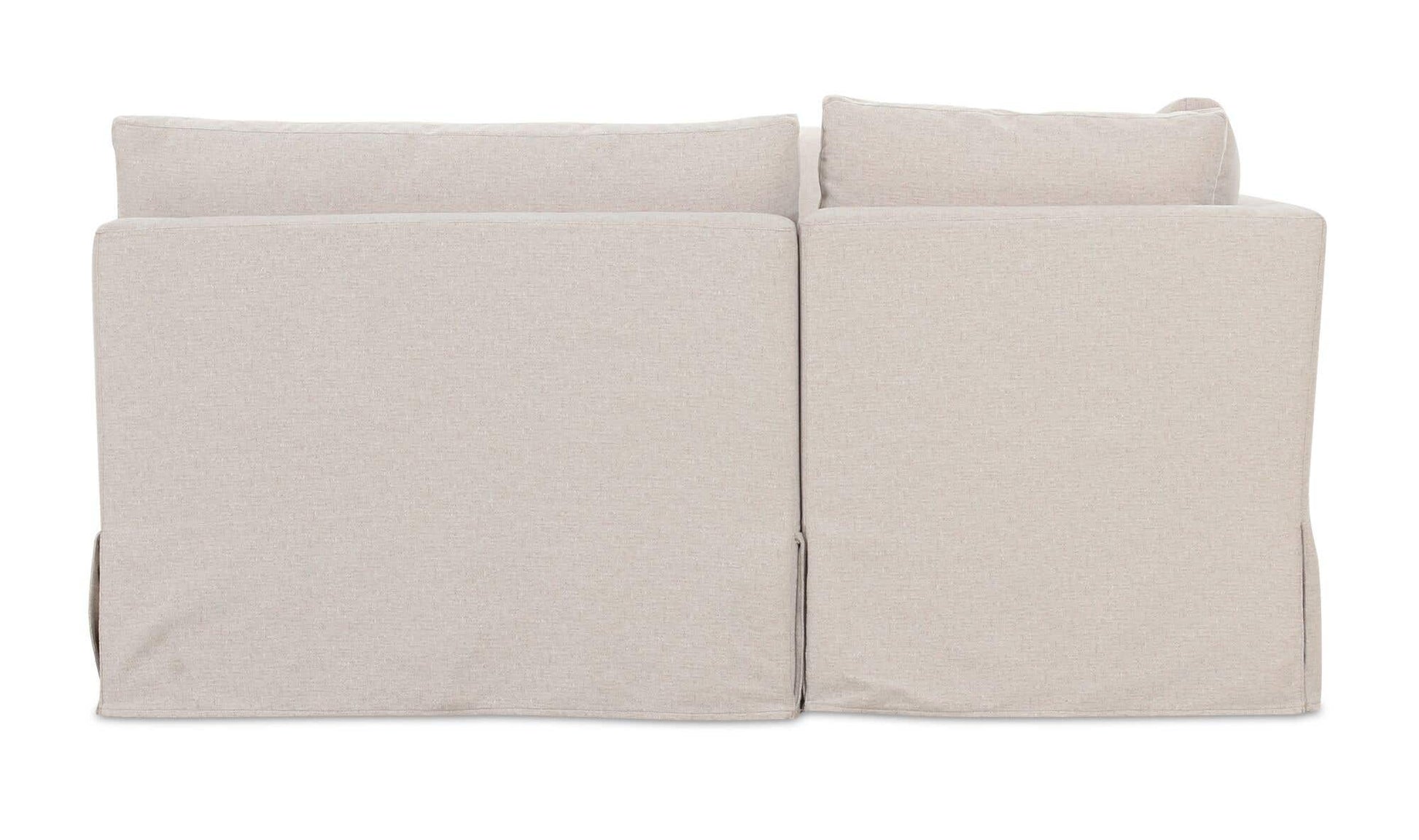 Fable Slipcover Dining Banquette U-Shape Beige 129 in. by Moe's Home Collection - view 11