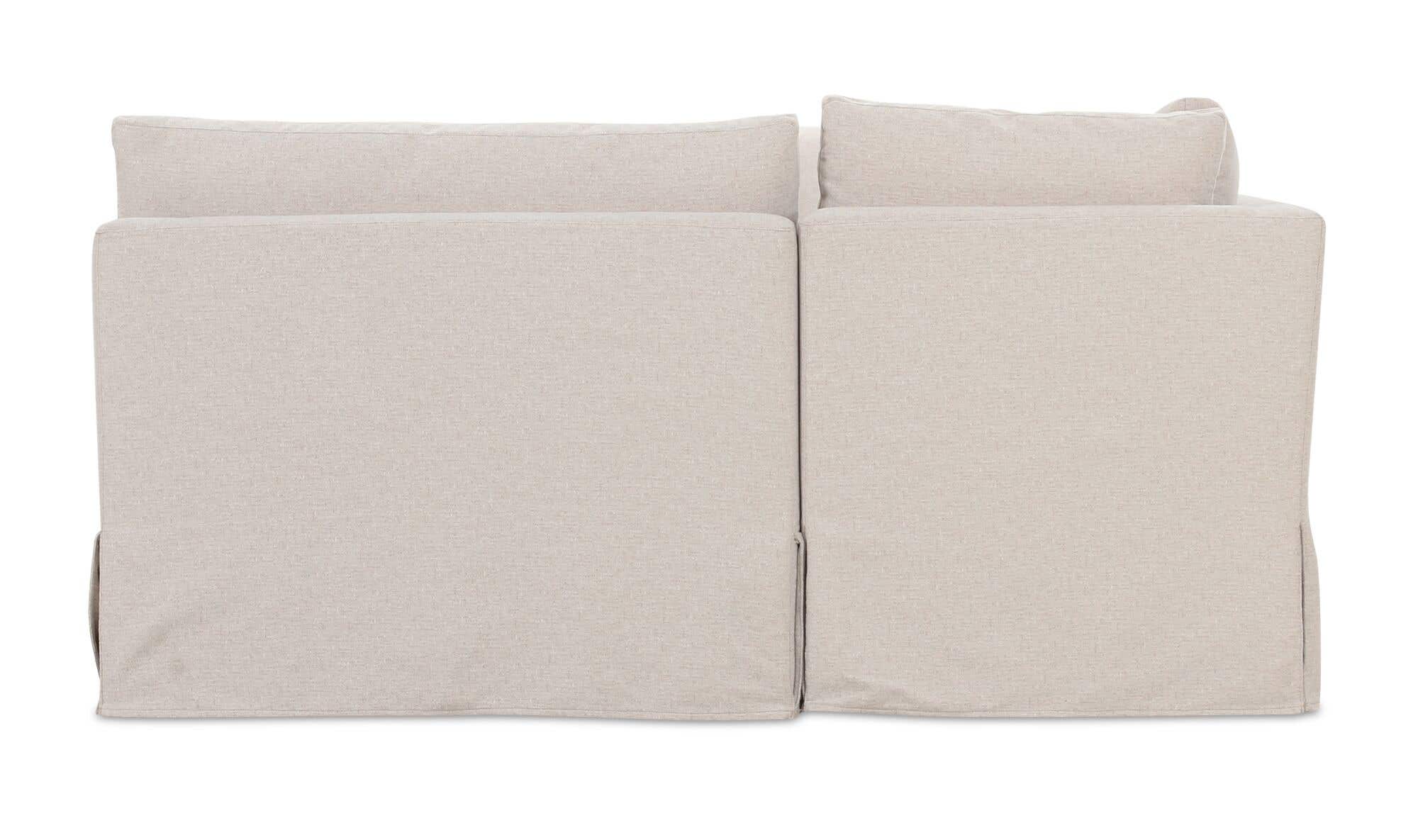 Fable Slipcover Dining Banquette U-Shape Beige 129 in. by Moe's Home Collection - view 11