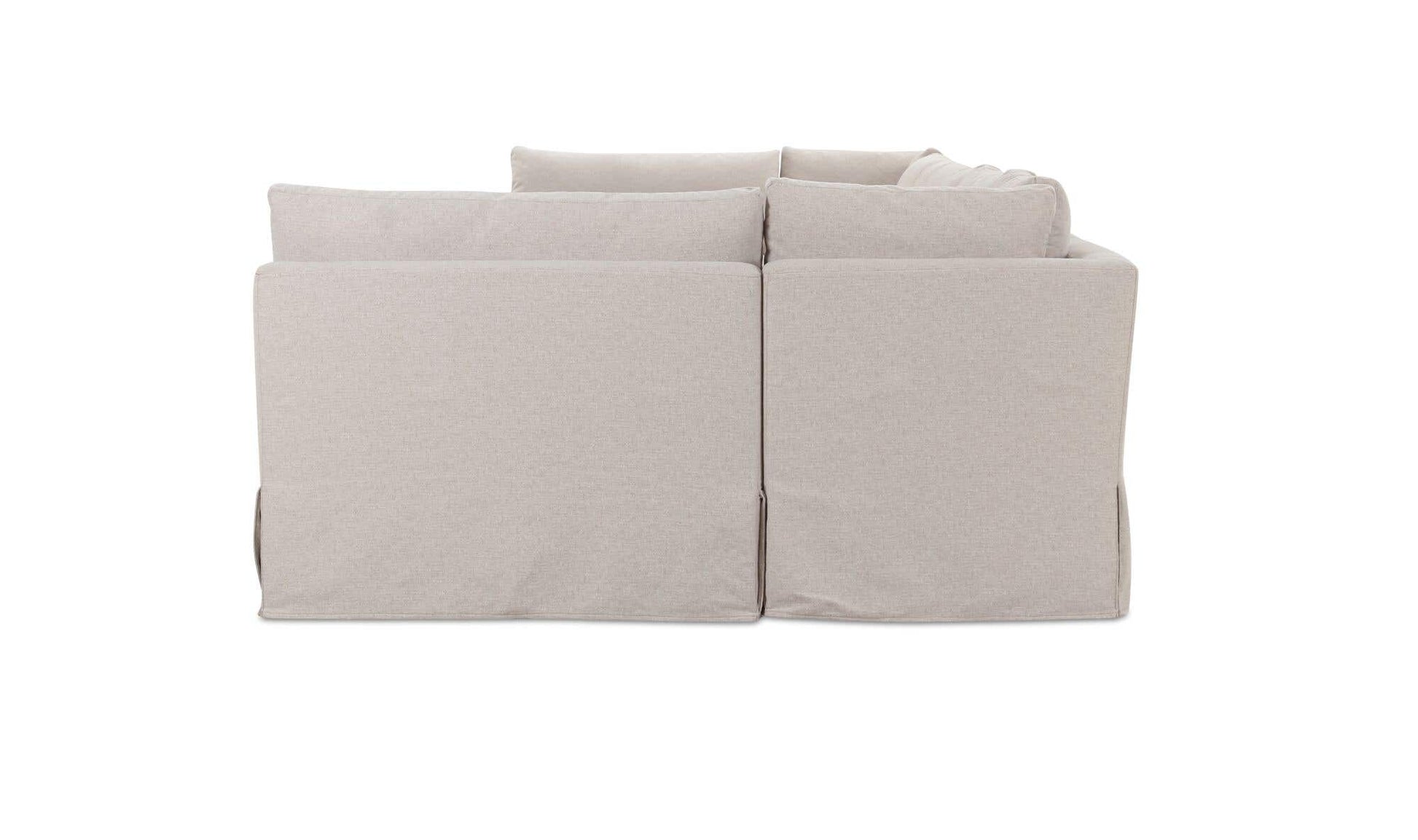 Fable Slipcover Dining Banquette U-Shape Beige 154 in. by Moe's Home Collection - view 8