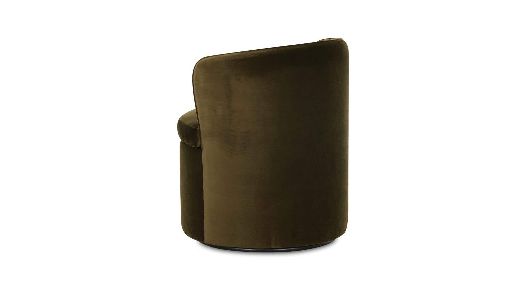 Dane Swivel Dining Chair Faux Green Mohair by Moe's Home Collection - view 9