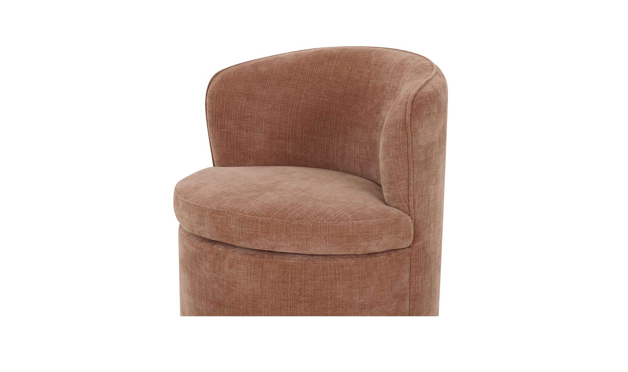 Dane Swivel Dining Chair Heritage Pink by Moe's Home Collection - view 11