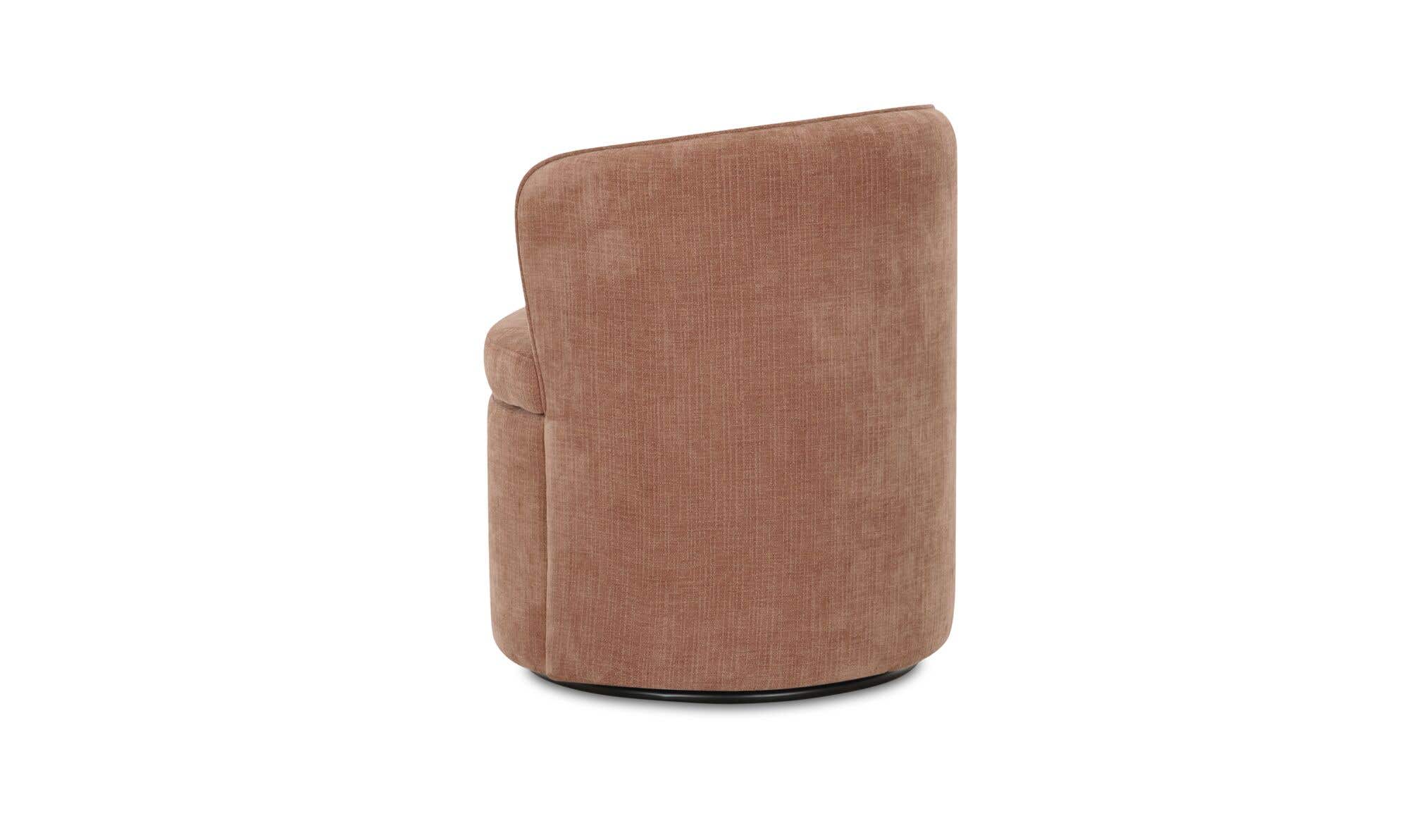 Dane Swivel Dining Chair Heritage Pink by Moe's Home Collection - view 9