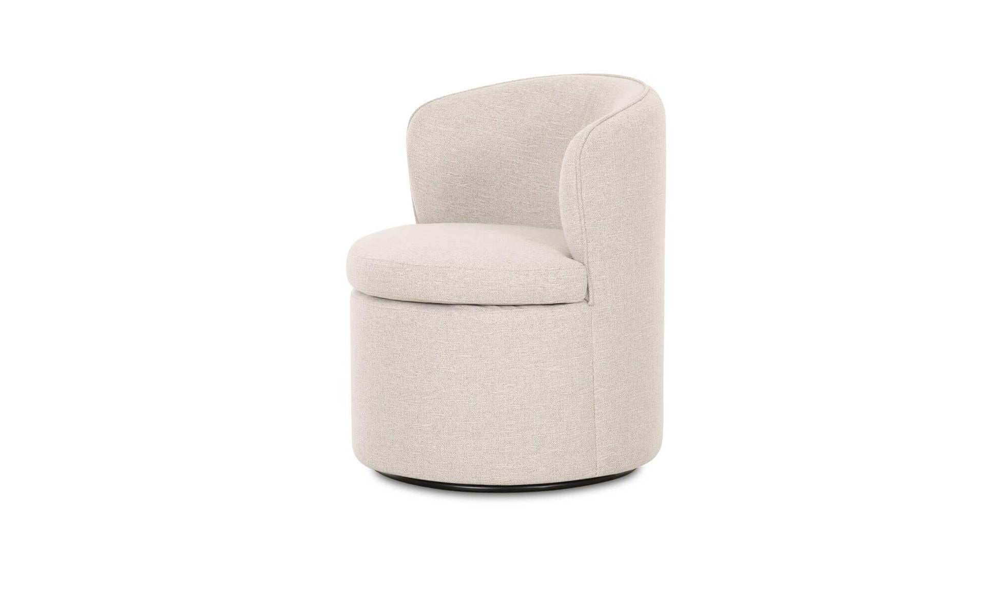 Dane Swivel Dining Chair Oatmeal by Moe's Home Collection - view 8