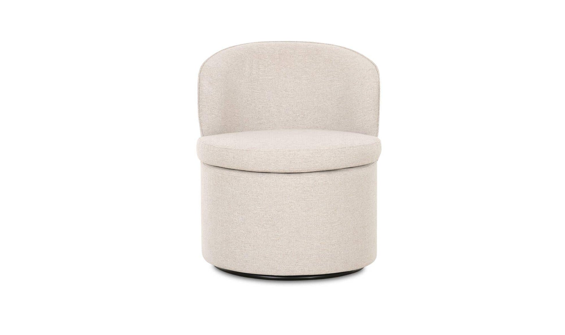 Dane Swivel Dining Chair Oatmeal by Moe's Home Collection - view 5