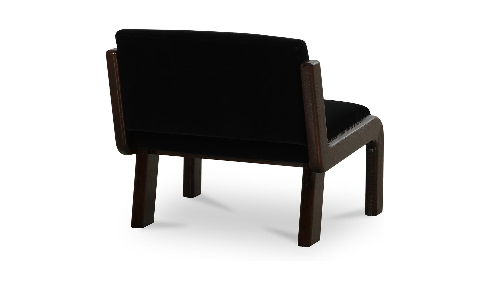 Edie Accent Chair Black Faux Mohair by Moe's Home Collection - view 10