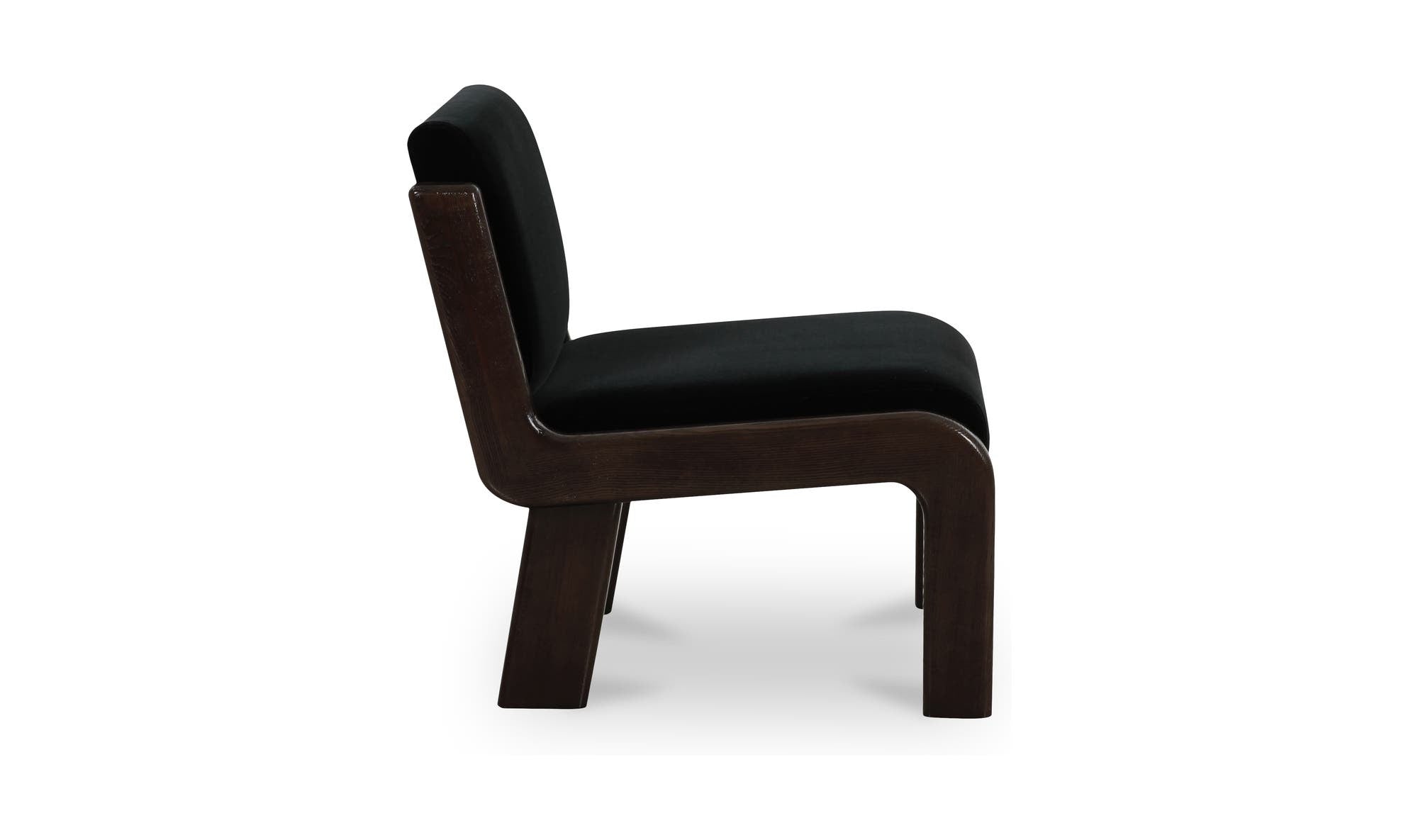 Edie Accent Chair Black Faux Mohair by Moe's Home Collection - view 8