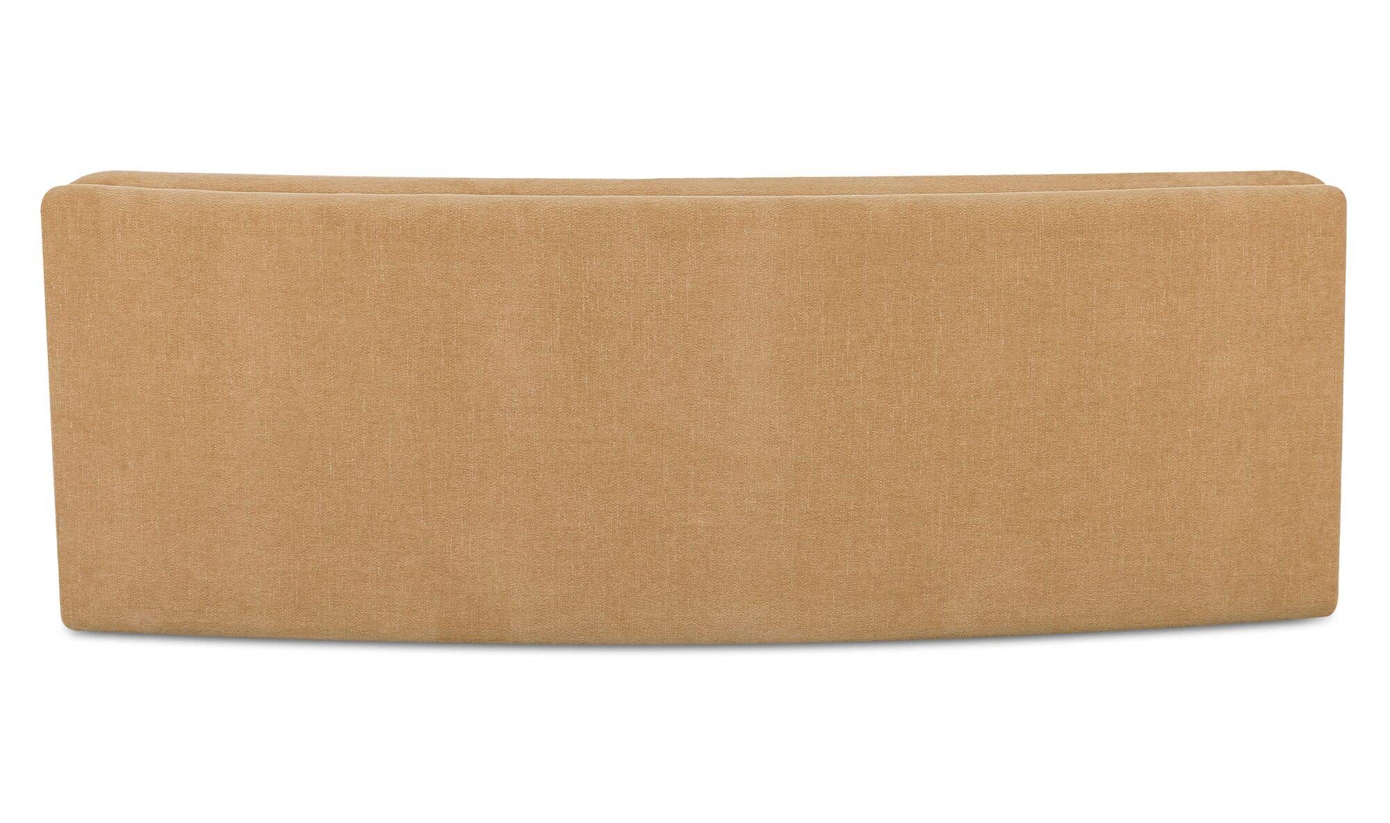 Naomi Concave Sofa Golden Yellow by Moe's Home Collection - view 15