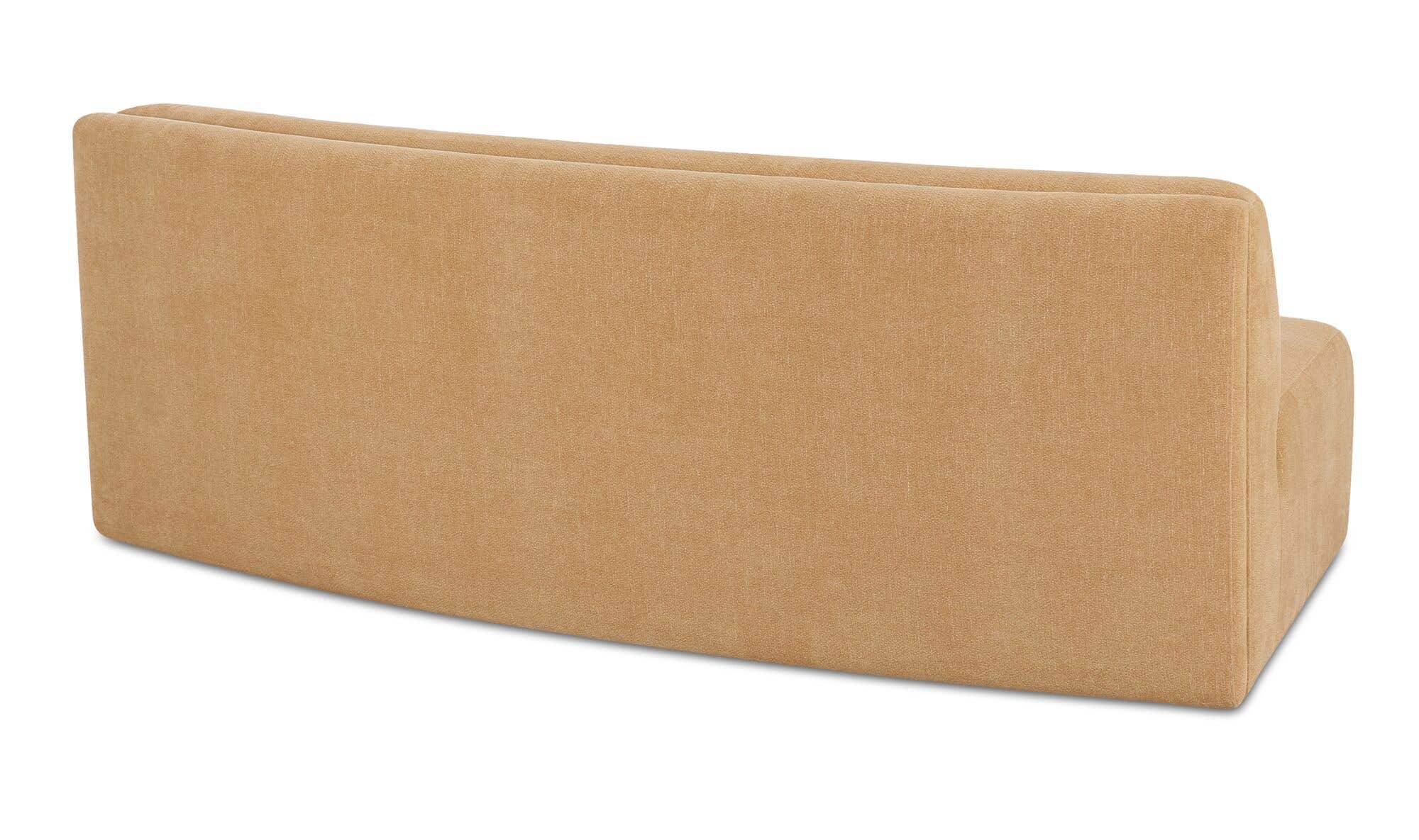 Naomi Concave Sofa Golden Yellow by Moe's Home Collection - view 14