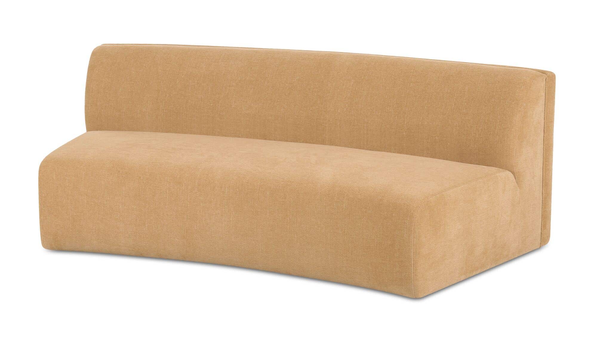 Naomi Concave Sofa Golden Yellow by Moe's Home Collection - view 18