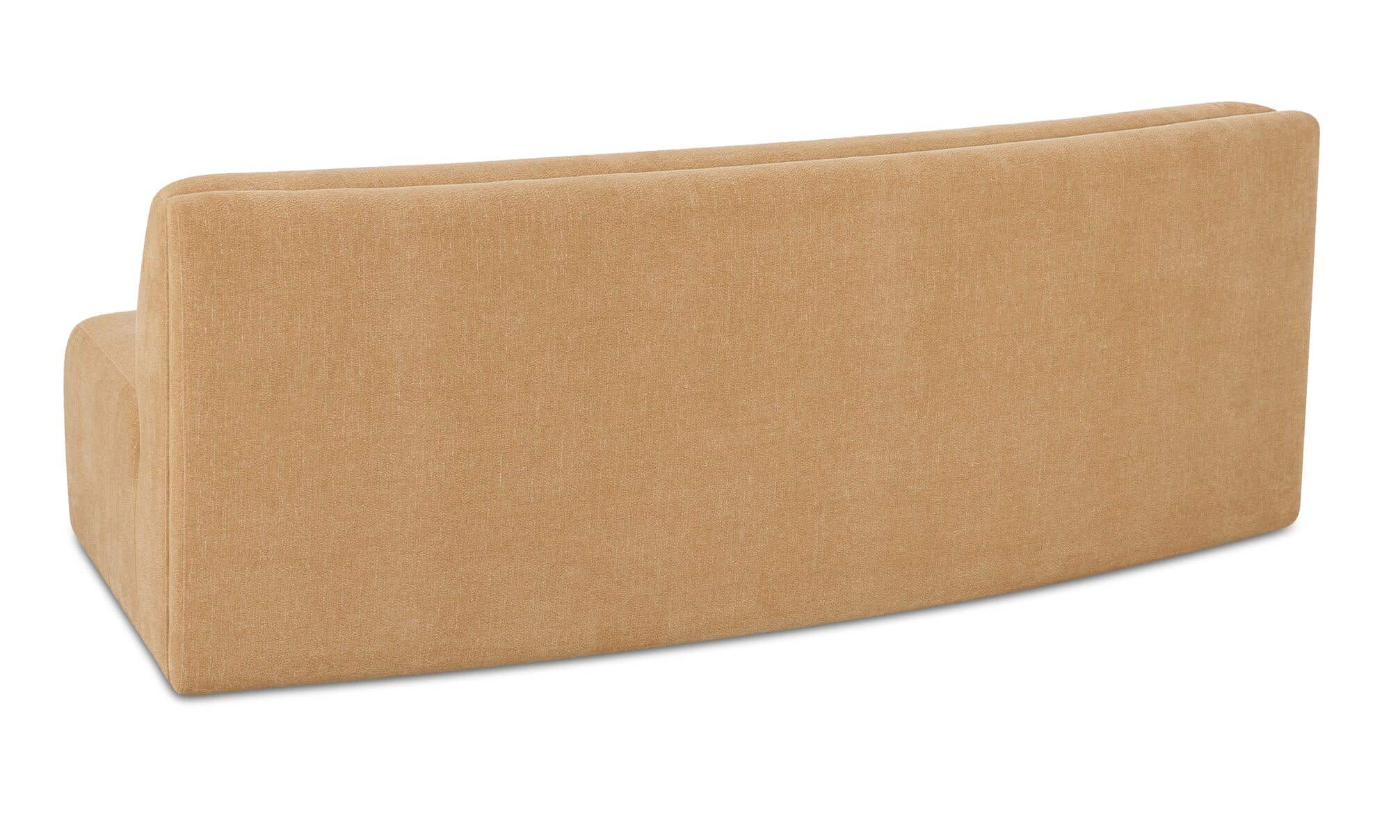 Naomi Concave Sofa Golden Yellow by Moe's Home Collection - view 16