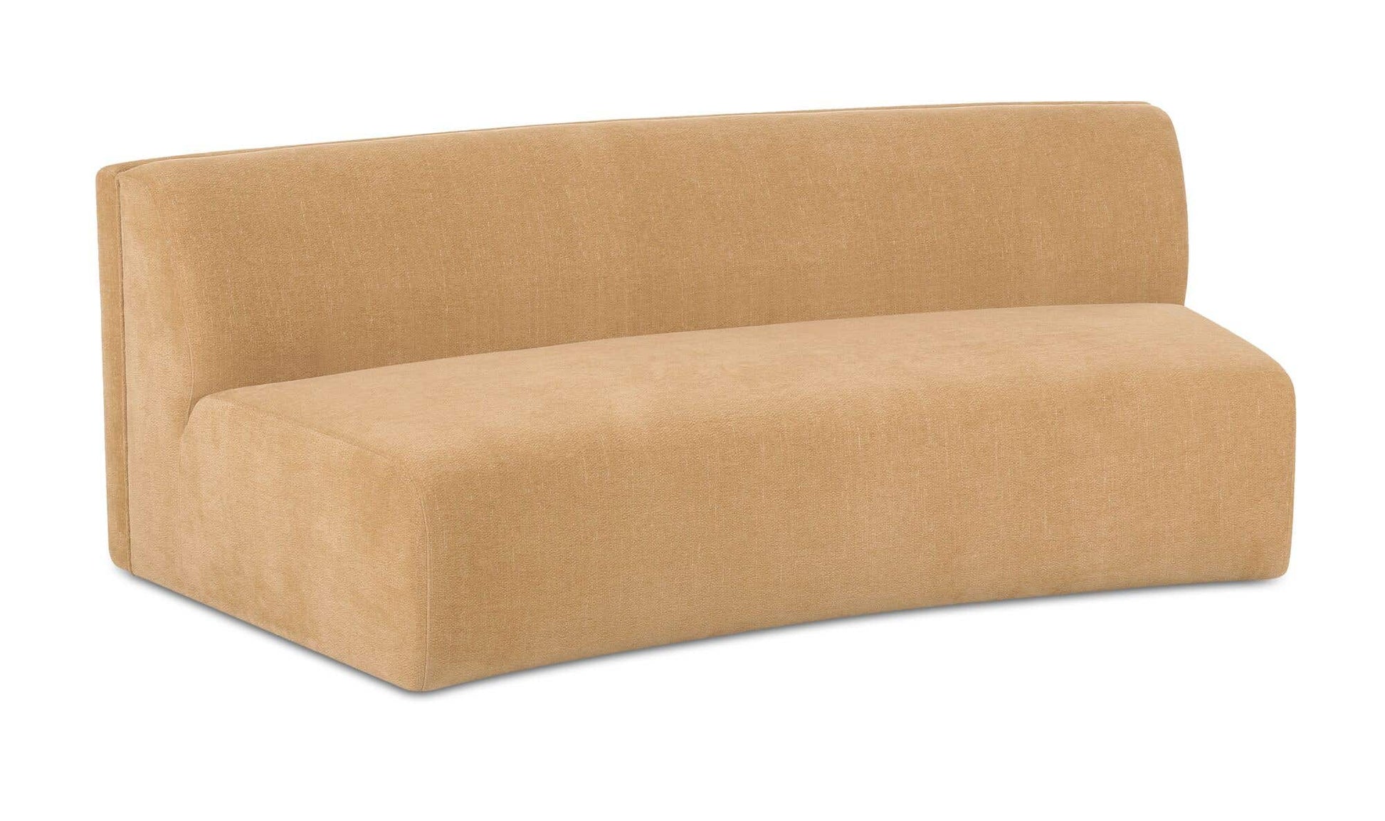 Naomi Concave Sofa Golden Yellow by Moe's Home Collection - view 12