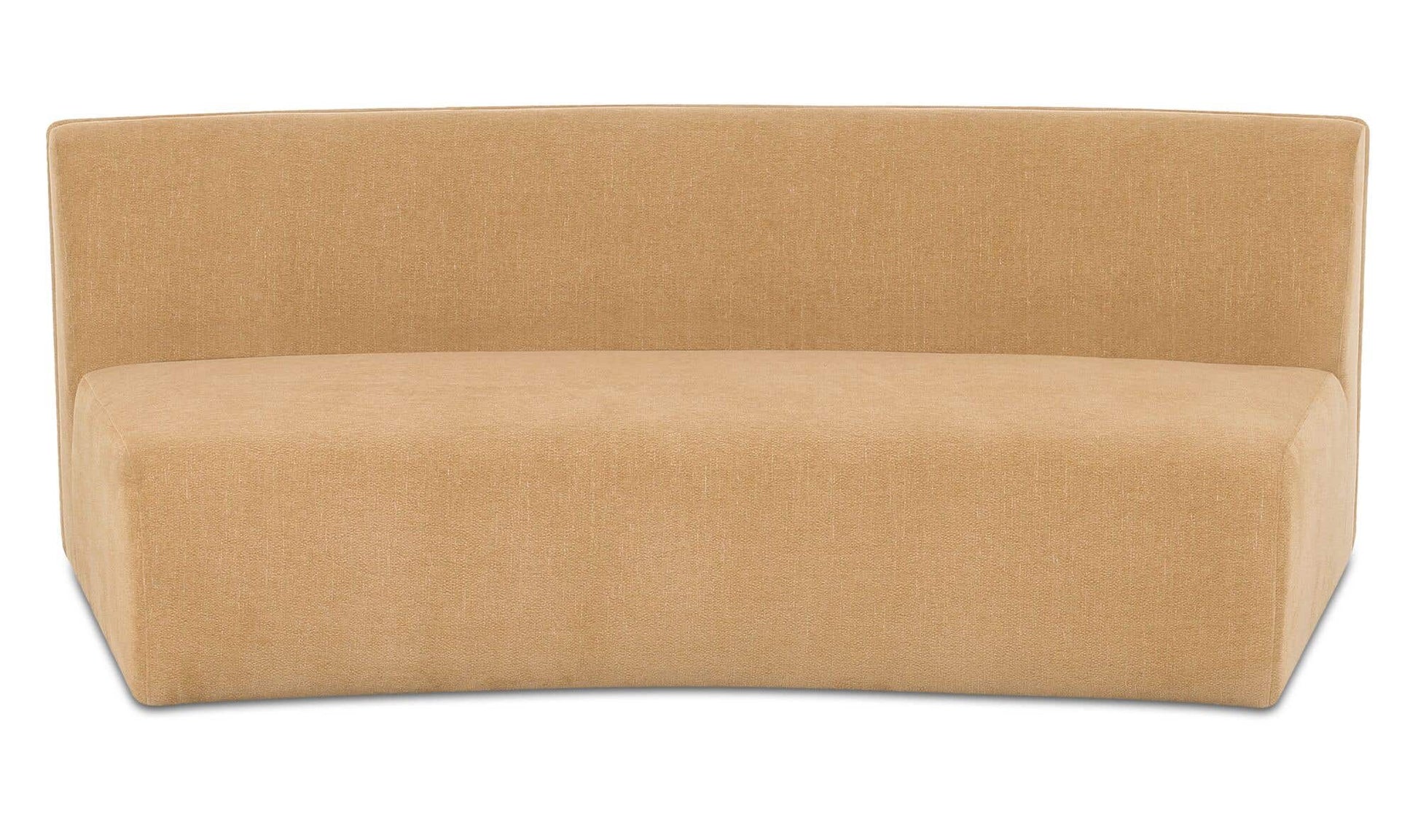Naomi Concave Sofa Golden Yellow by Moe's Home Collection - view 7
