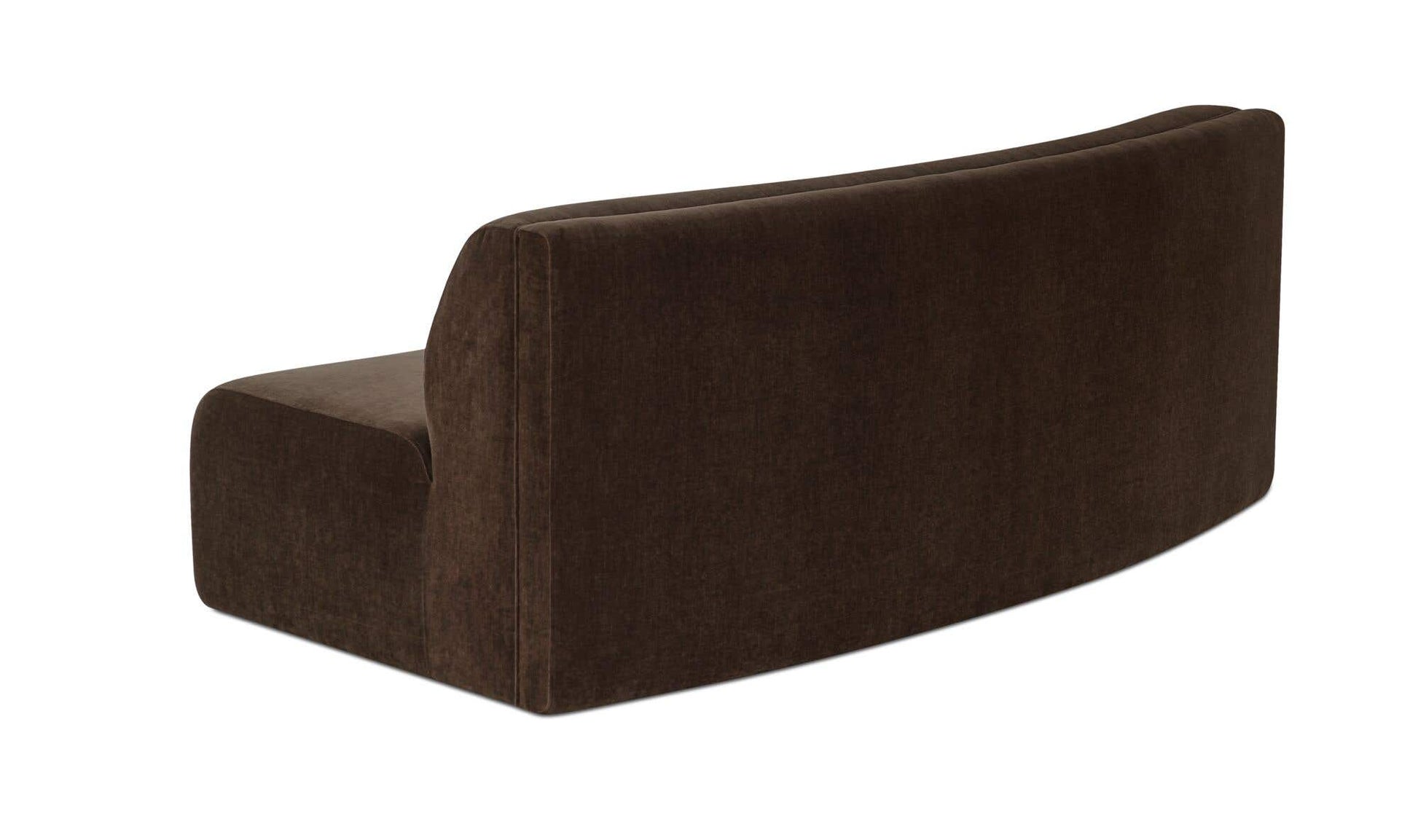 Naomi Concave Sofa Dark Brown by Moe's Home Collection - view 7