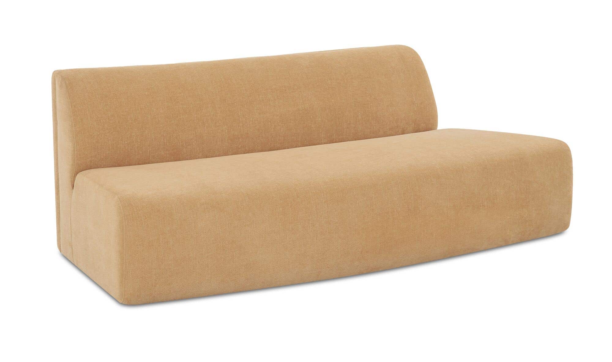 Naomi Convex Sofa Golden Yellow by Moe's Home Collection - view 7