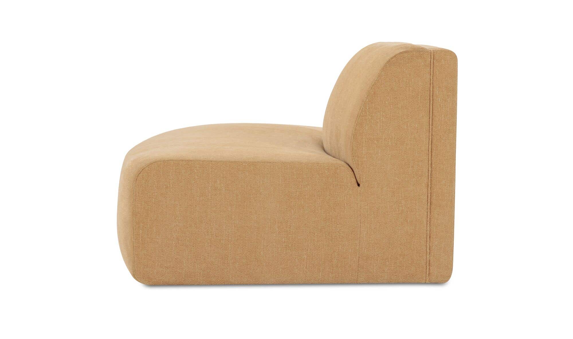 Naomi Convex Sofa Golden Yellow by Moe's Home Collection - view 12