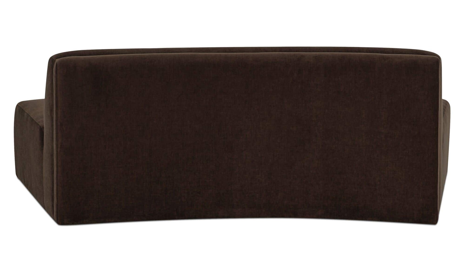 Naomi Convex Sofa Dark Brown by Moe's Home Collection - view 8