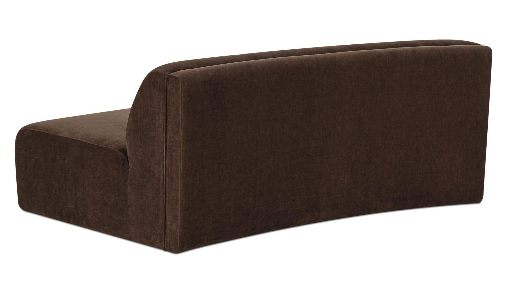 Naomi Convex Sofa Dark Brown by Moe's Home Collection - view 7