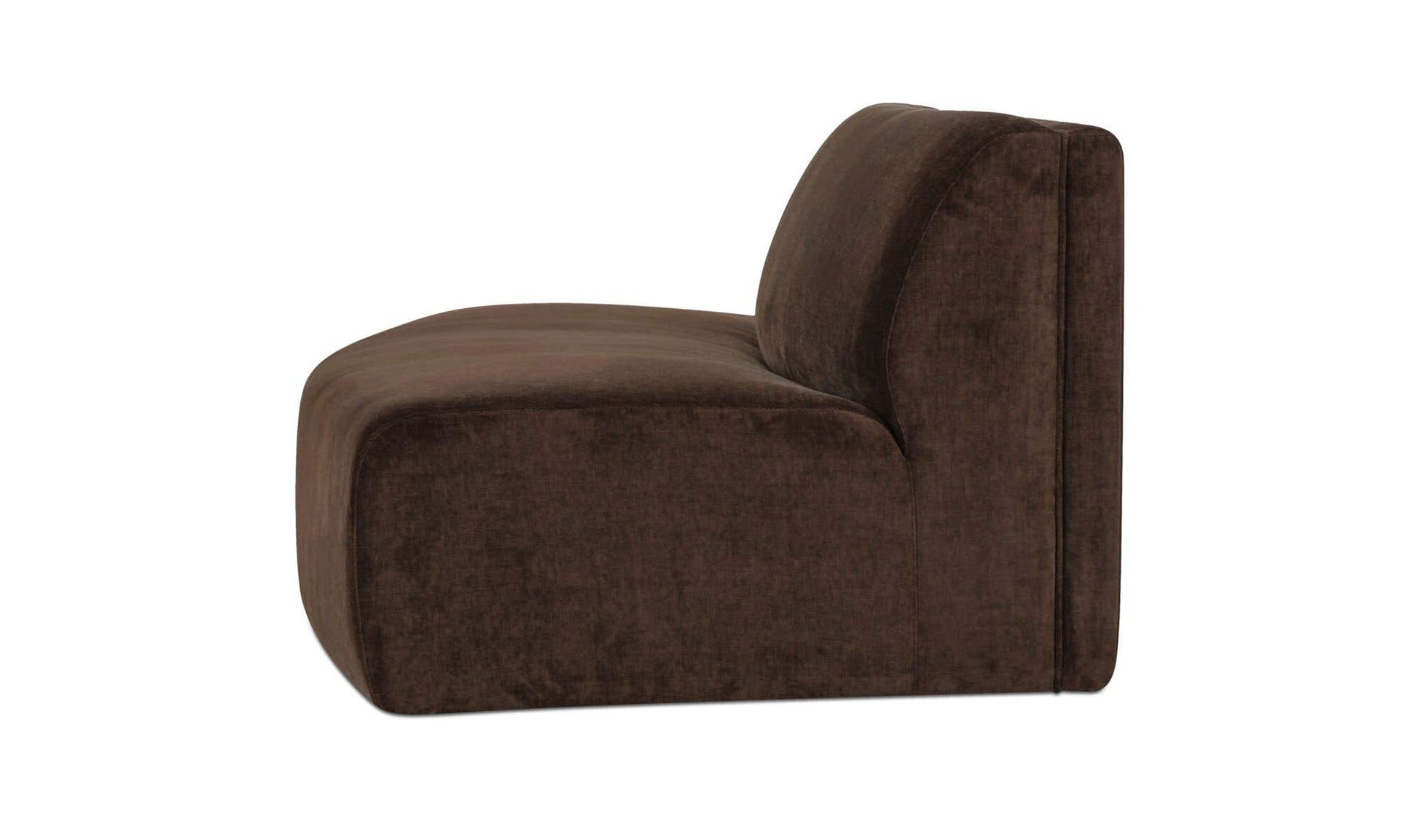 Naomi Convex Sofa Dark Brown by Moe's Home Collection - view 6
