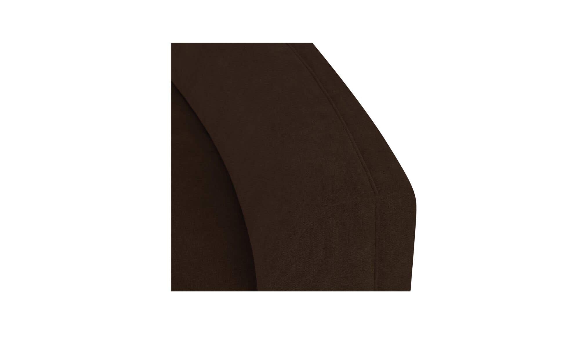 Naomi 2 Piece Wave Modular Sectional Dark Brown by Moe's Home Collection - view 9