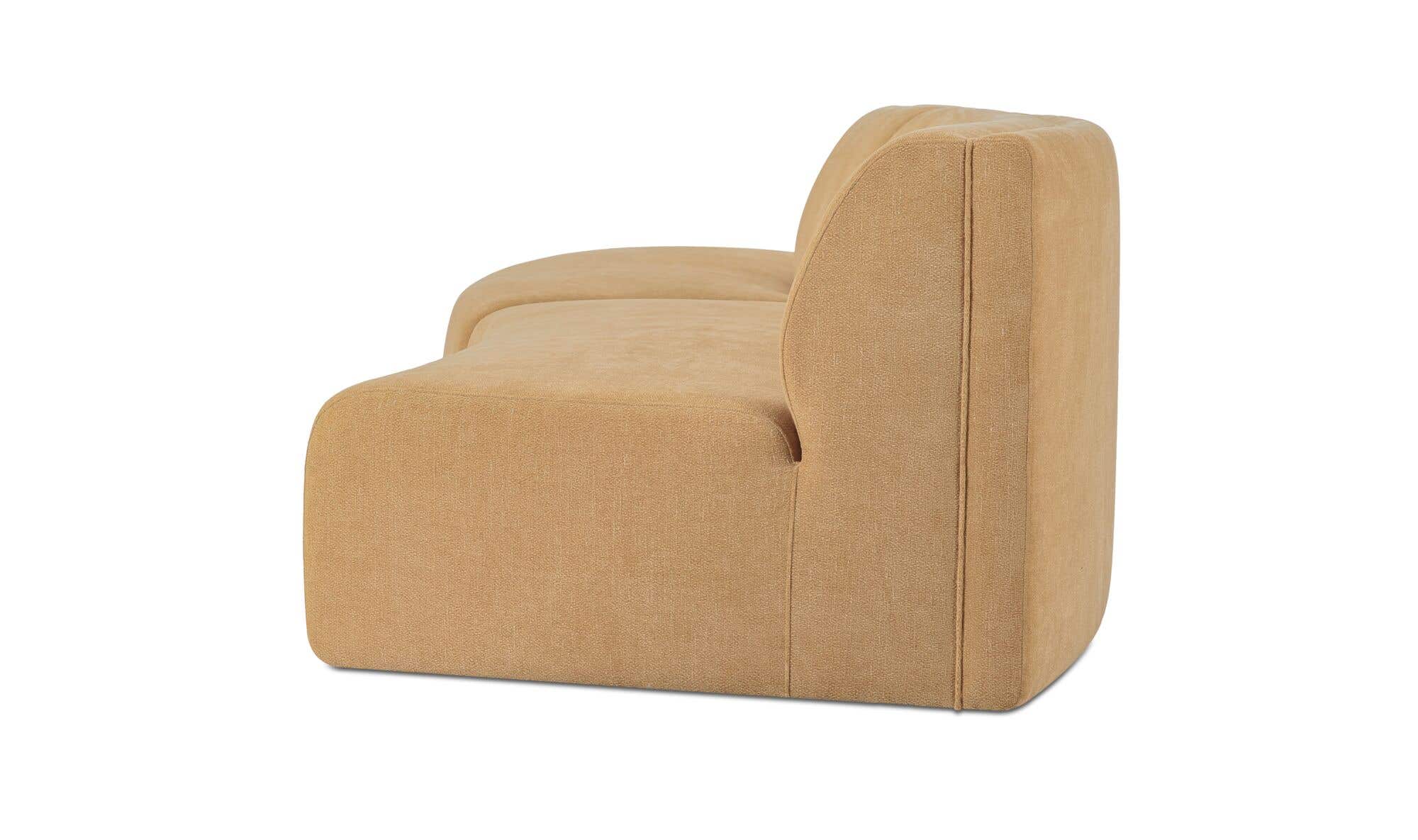 Naomi 2 Piece Concave Modular Sectional Golden Yellow by Moe's Home Collection - view 17