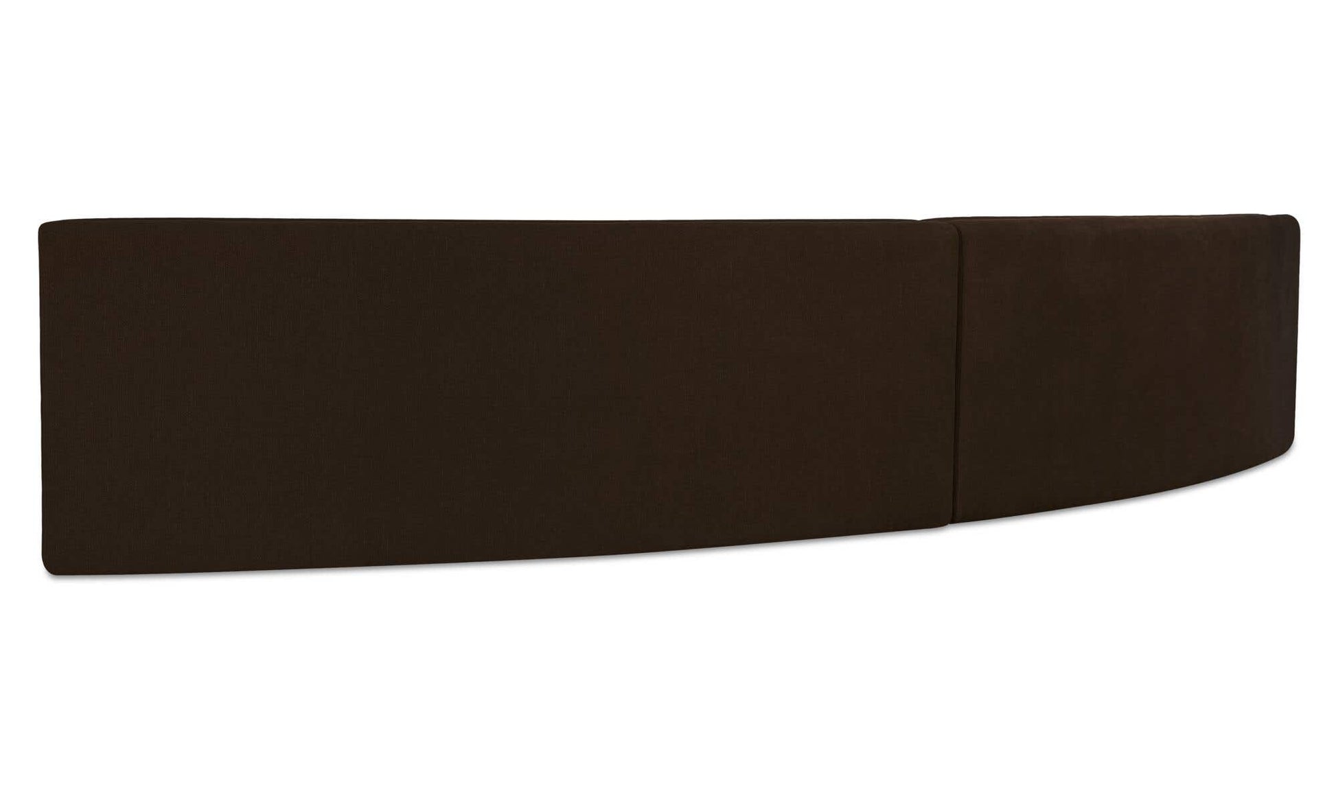 Naomi 2 Piece Concave Modular Sectional Dark Brown by Moe's Home Collection - view 7