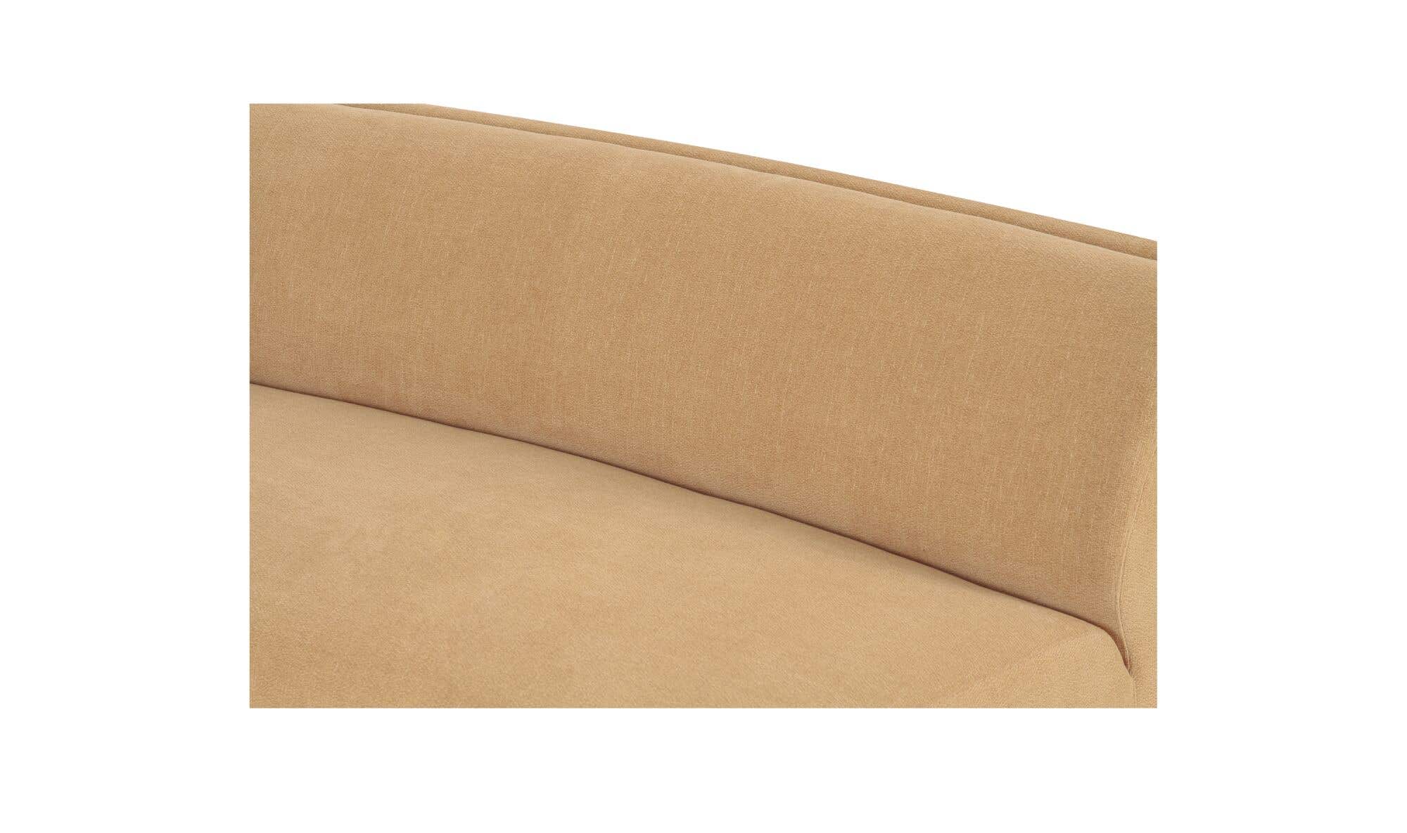 Naomi 2 Piece Convex Modular Sectional Golden Yellow by Moe's Home Collection - view 19