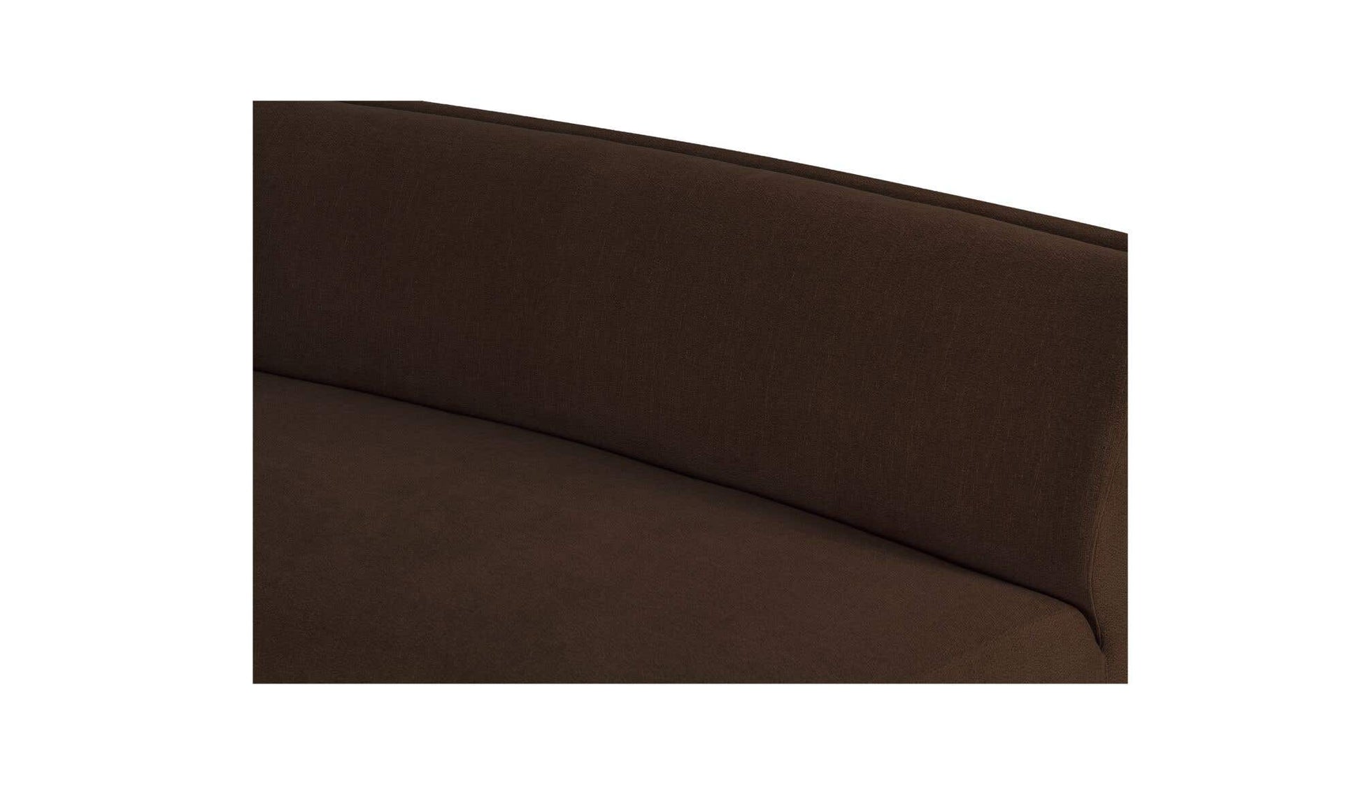 Naomi 2 Piece Convex Modular Sectional Dark Brown by Moe's Home Collection - view 9