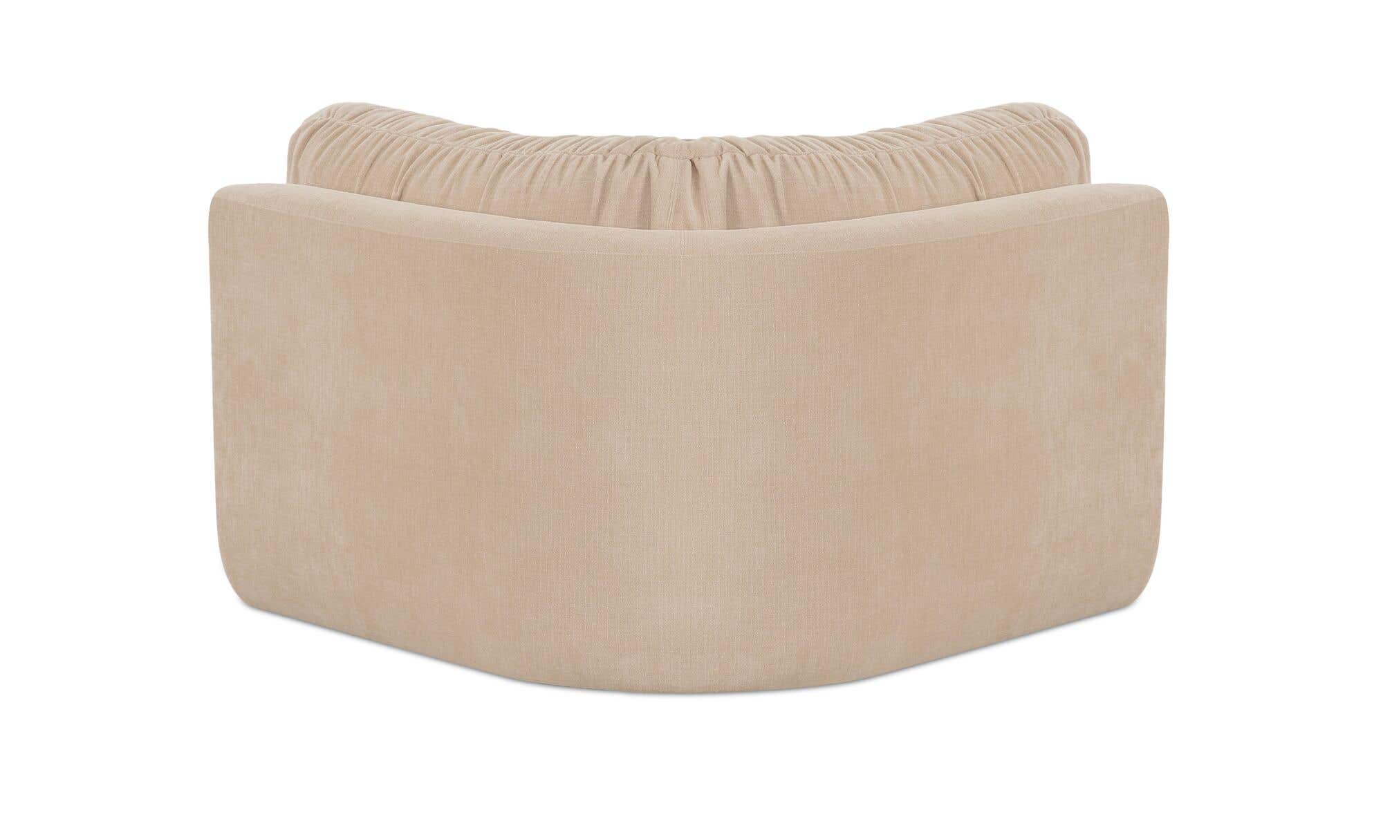 Matina Corner Chair Oatmeal by Moe's Home Collection - view 7