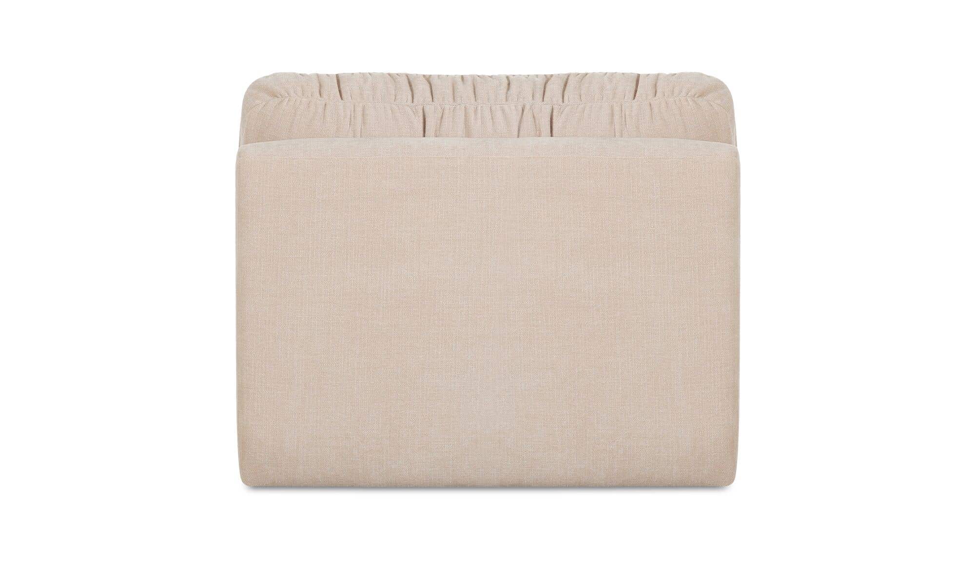 Matina Slipper Chair Oatmeal by Moe's Home Collection - view 7