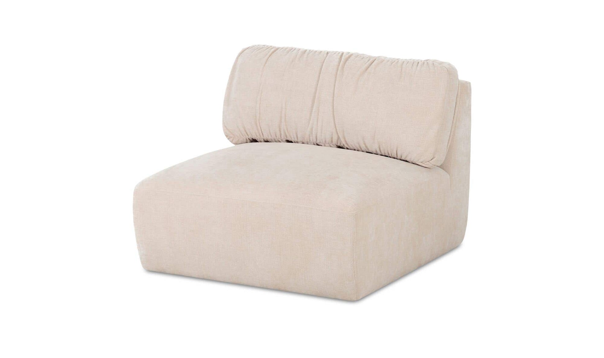 Matina Slipper Chair Oatmeal by Moe's Home Collection - view 10