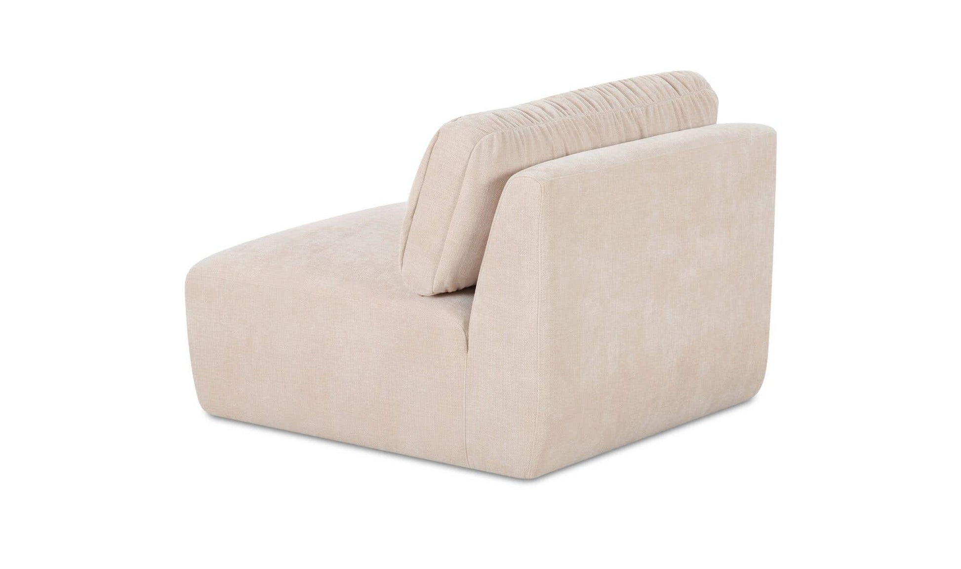 Matina Slipper Chair Oatmeal by Moe's Home Collection - view 8