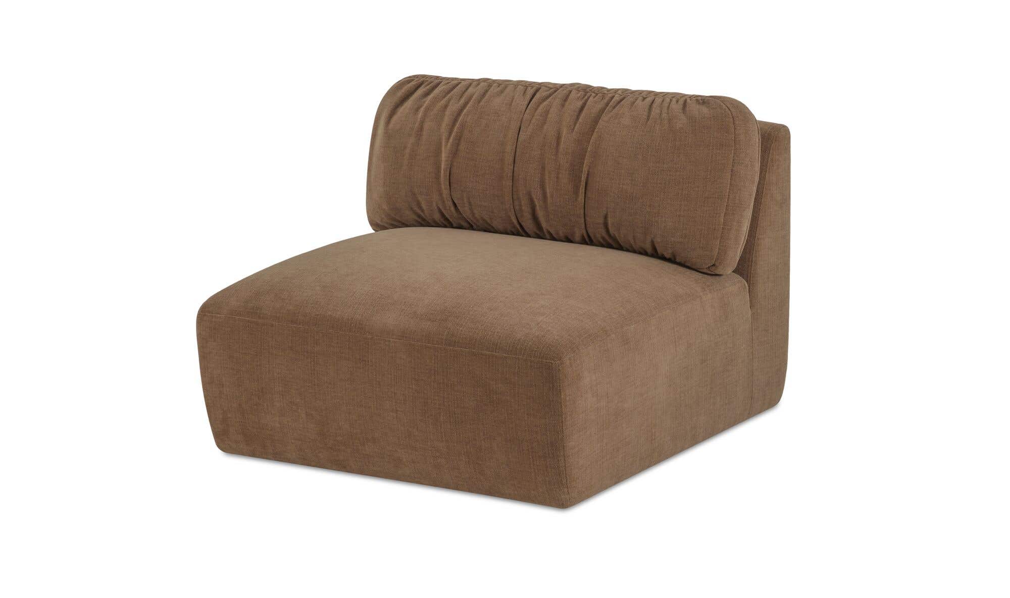 Matina Slipper Chair Taupe by Moe's Home Collection - view 4
