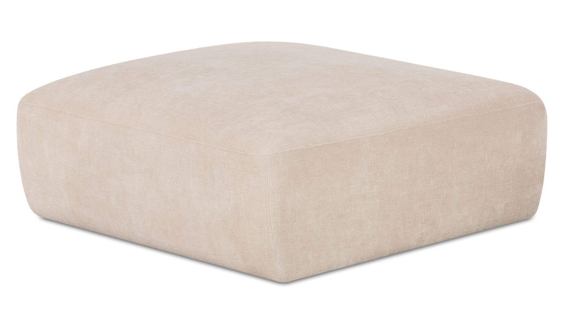 Matina Ottoman Oatmeal by Moe's Home Collection - view 6