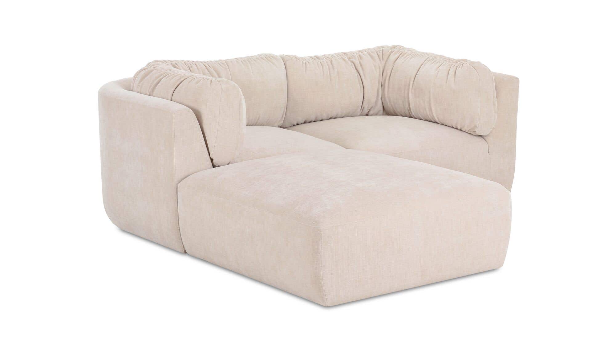 Matina Nook Modular Sectional Oatmeal by Moe's Home Collection - view 4
