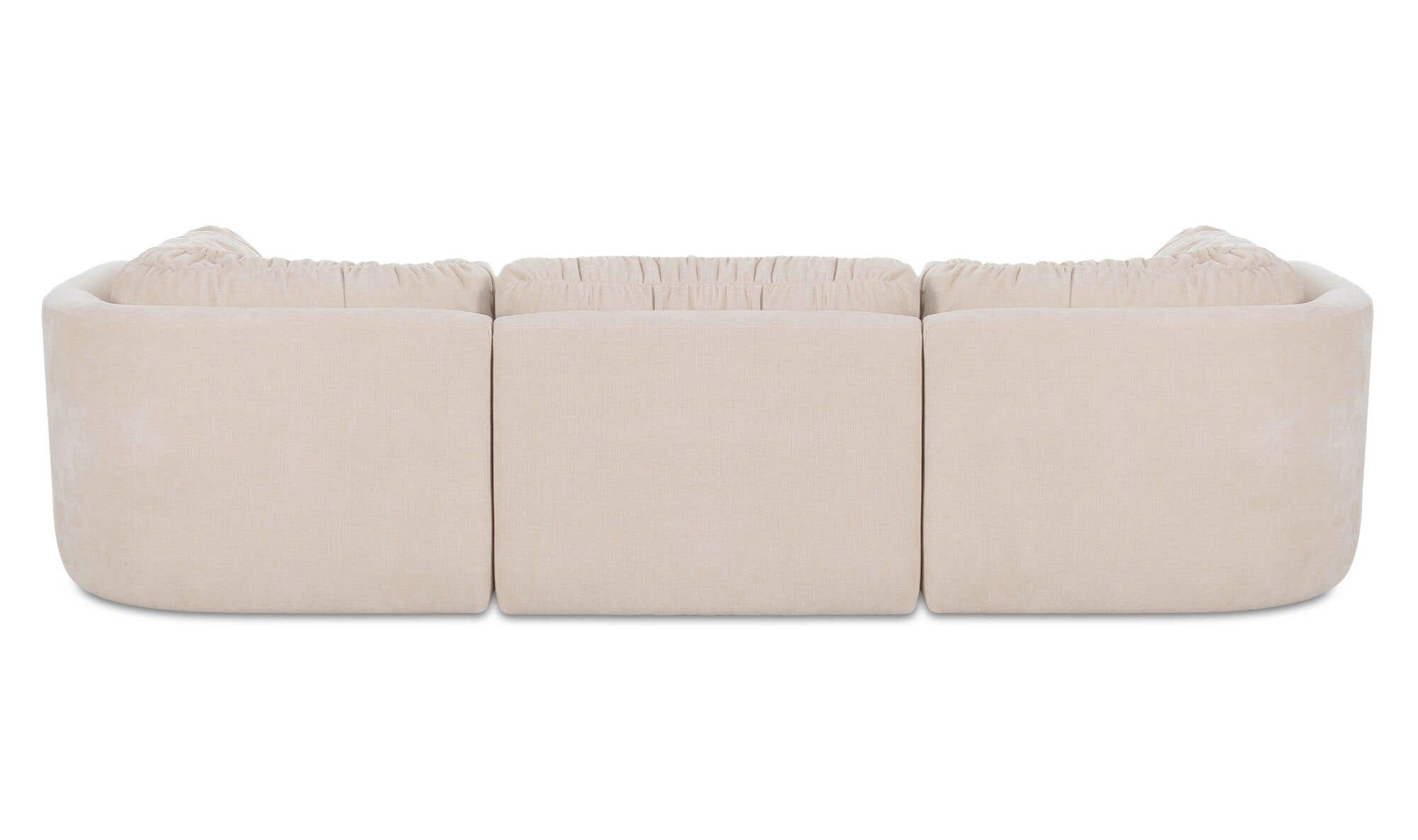 Matina Lounge Modular Sectional Oatmeal by Moe's Home Collection - view 9