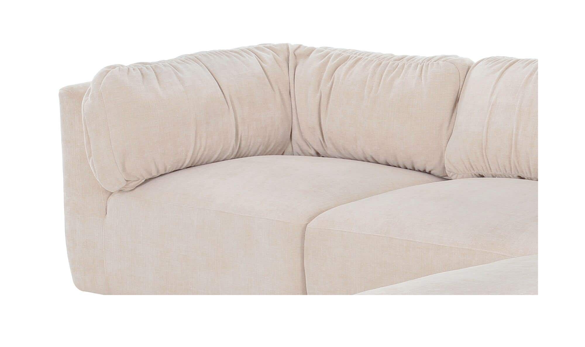 Matina Lounge Modular Sectional Oatmeal by Moe's Home Collection - view 13