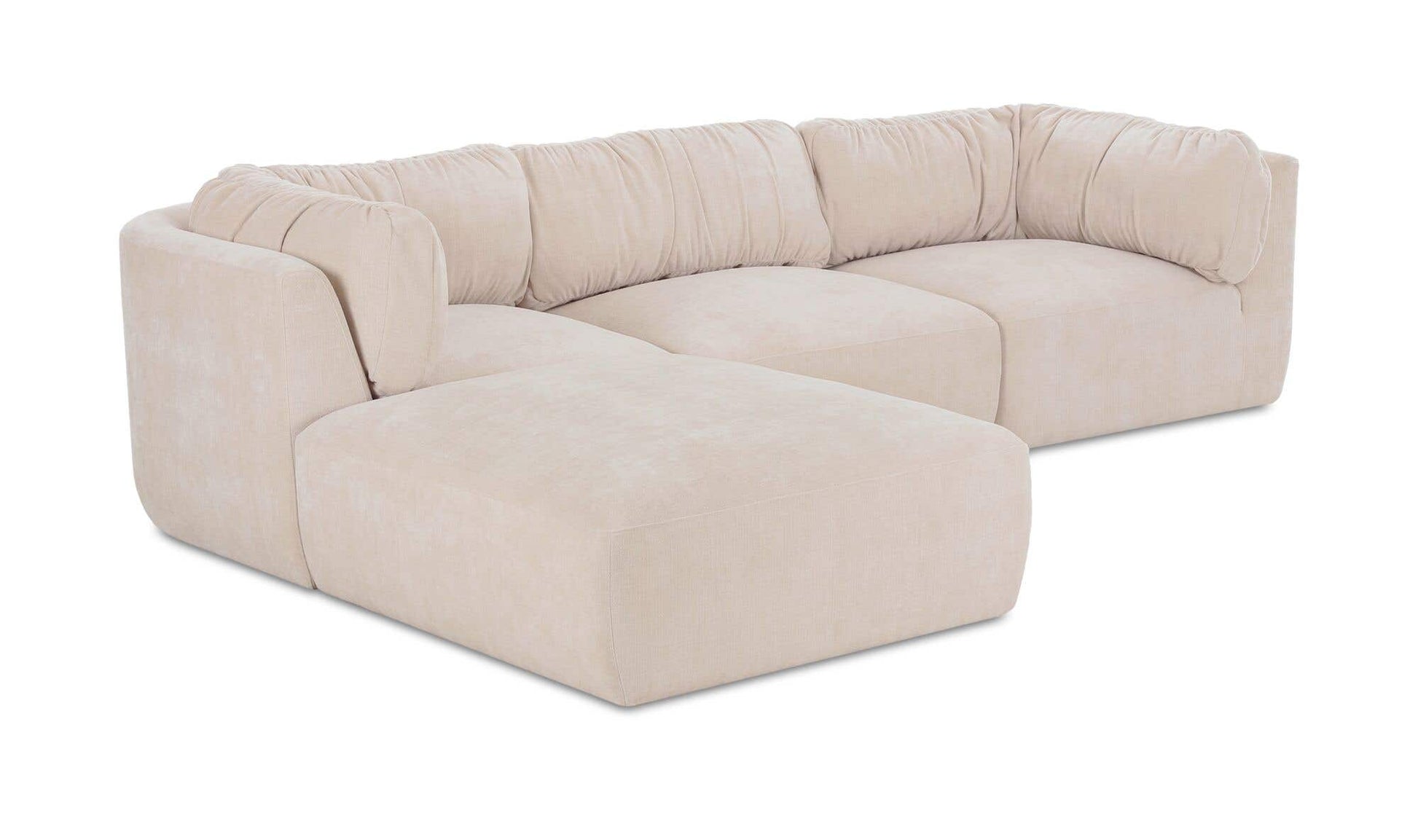 Matina Lounge Modular Sectional Oatmeal by Moe's Home Collection - view 6