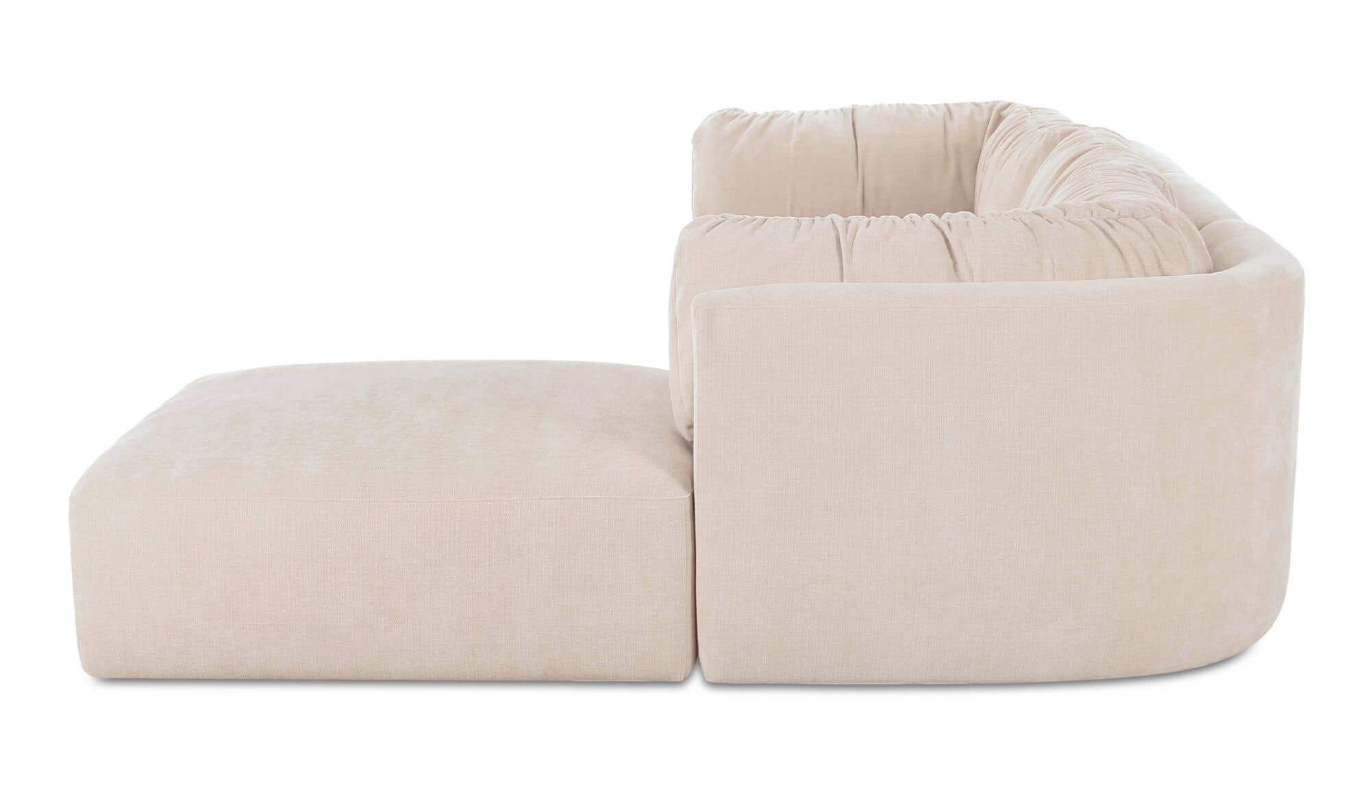 Matina Lounge Modular Sectional Oatmeal by Moe's Home Collection - view 11