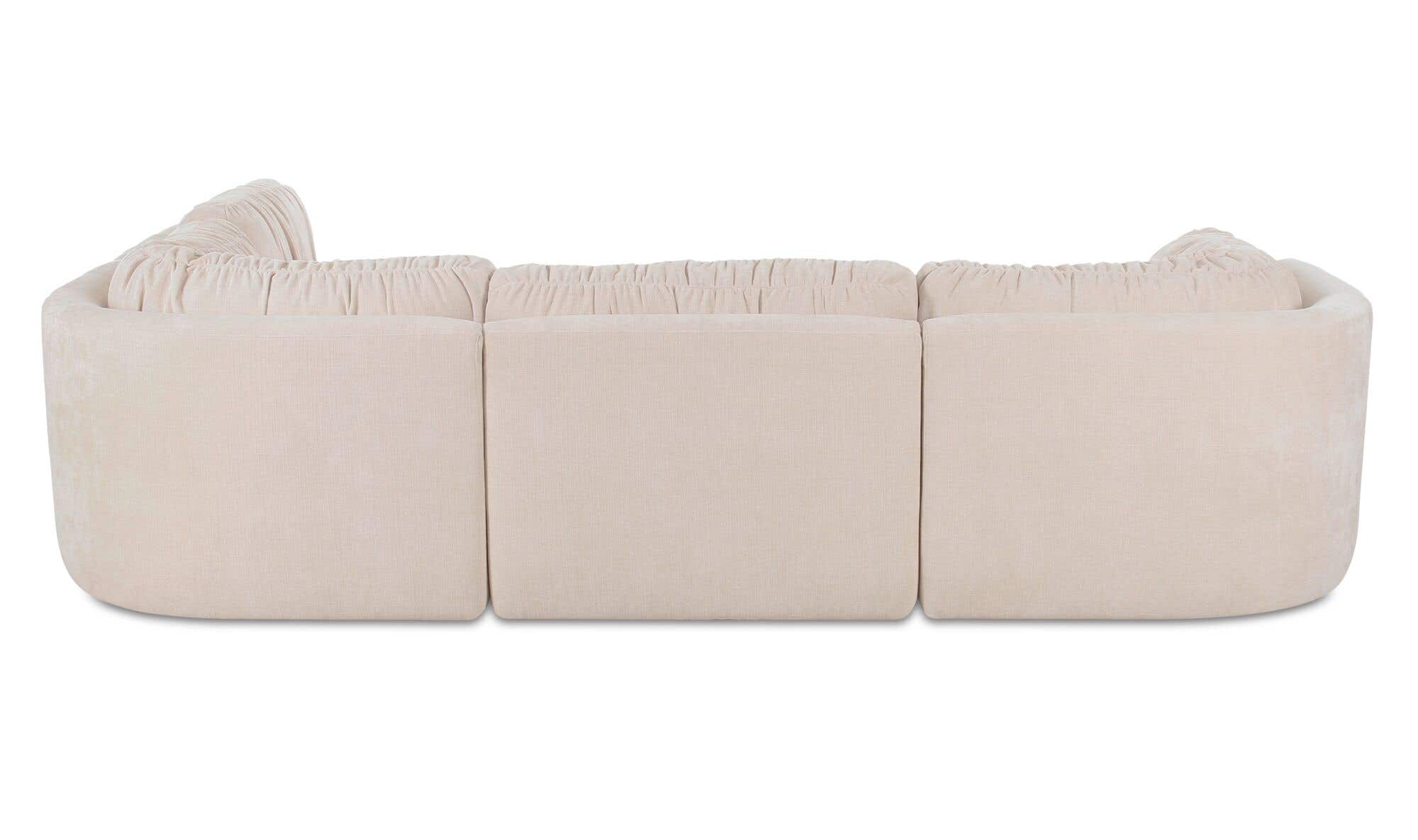 Matina Classic L Modular Sectional Oatmeal by Moe's Home Collection - view 9