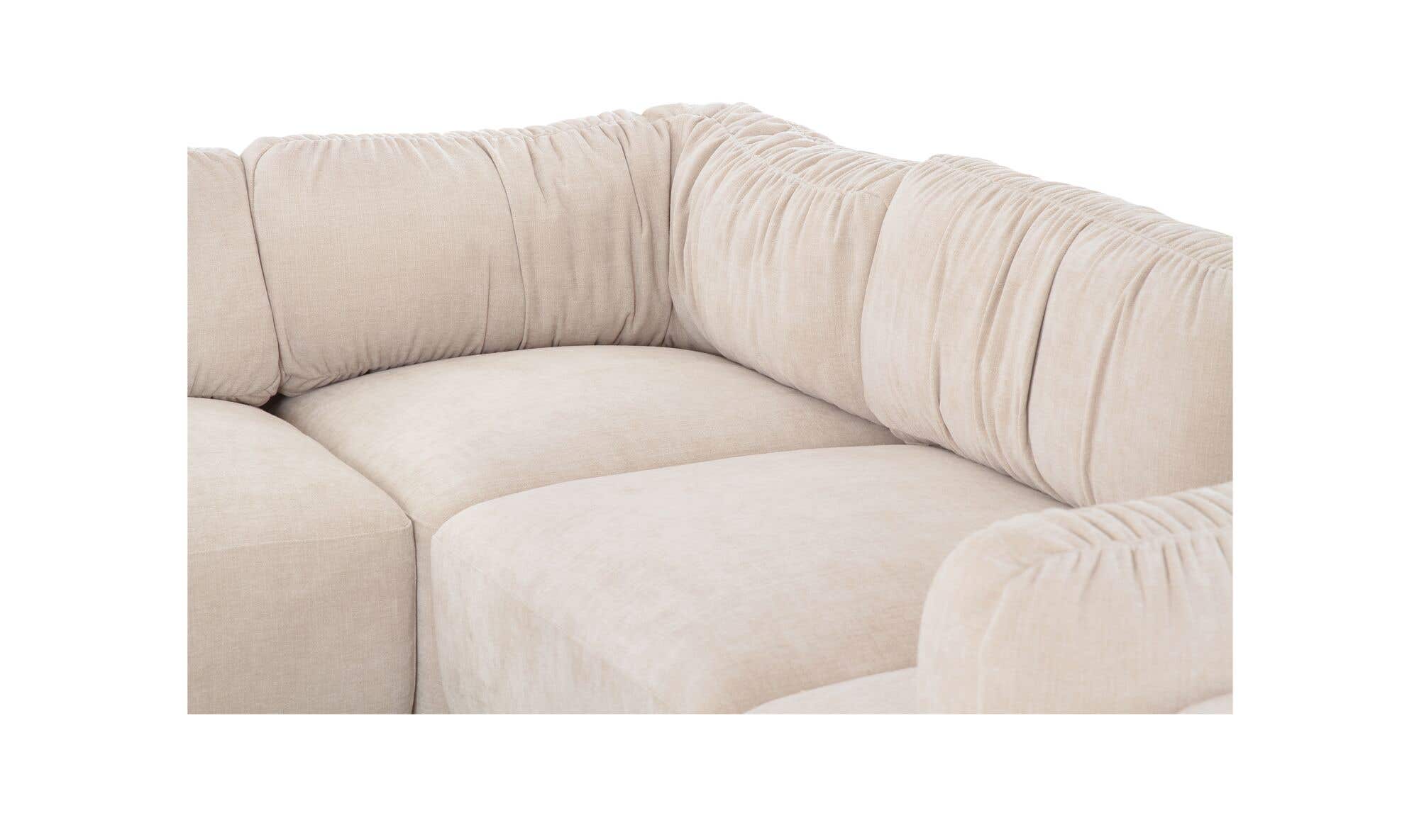Matina Classic L Modular Sectional Oatmeal by Moe's Home Collection - view 13