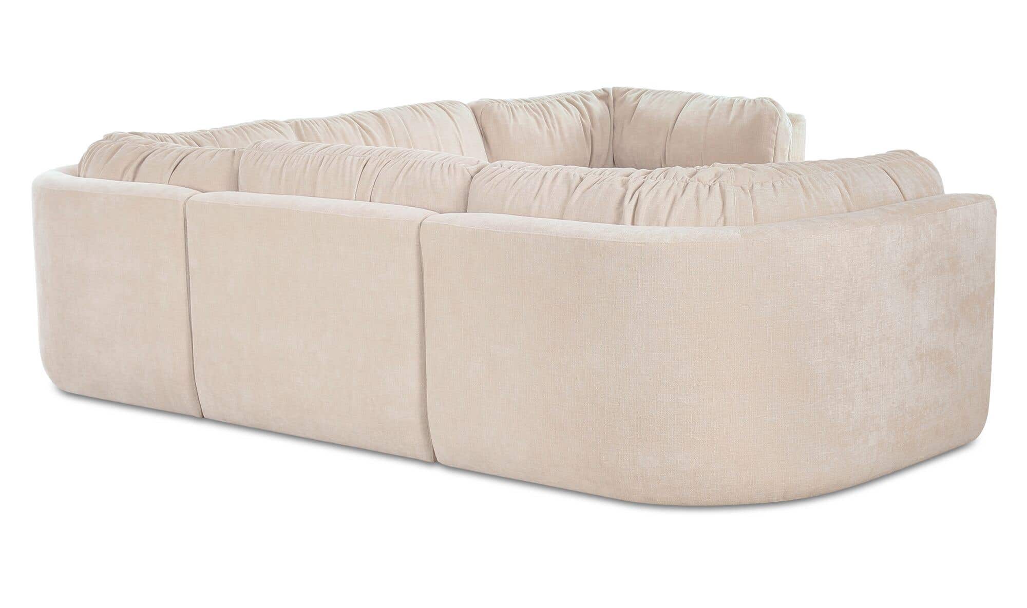 Matina Classic L Modular Sectional Oatmeal by Moe's Home Collection - view 6