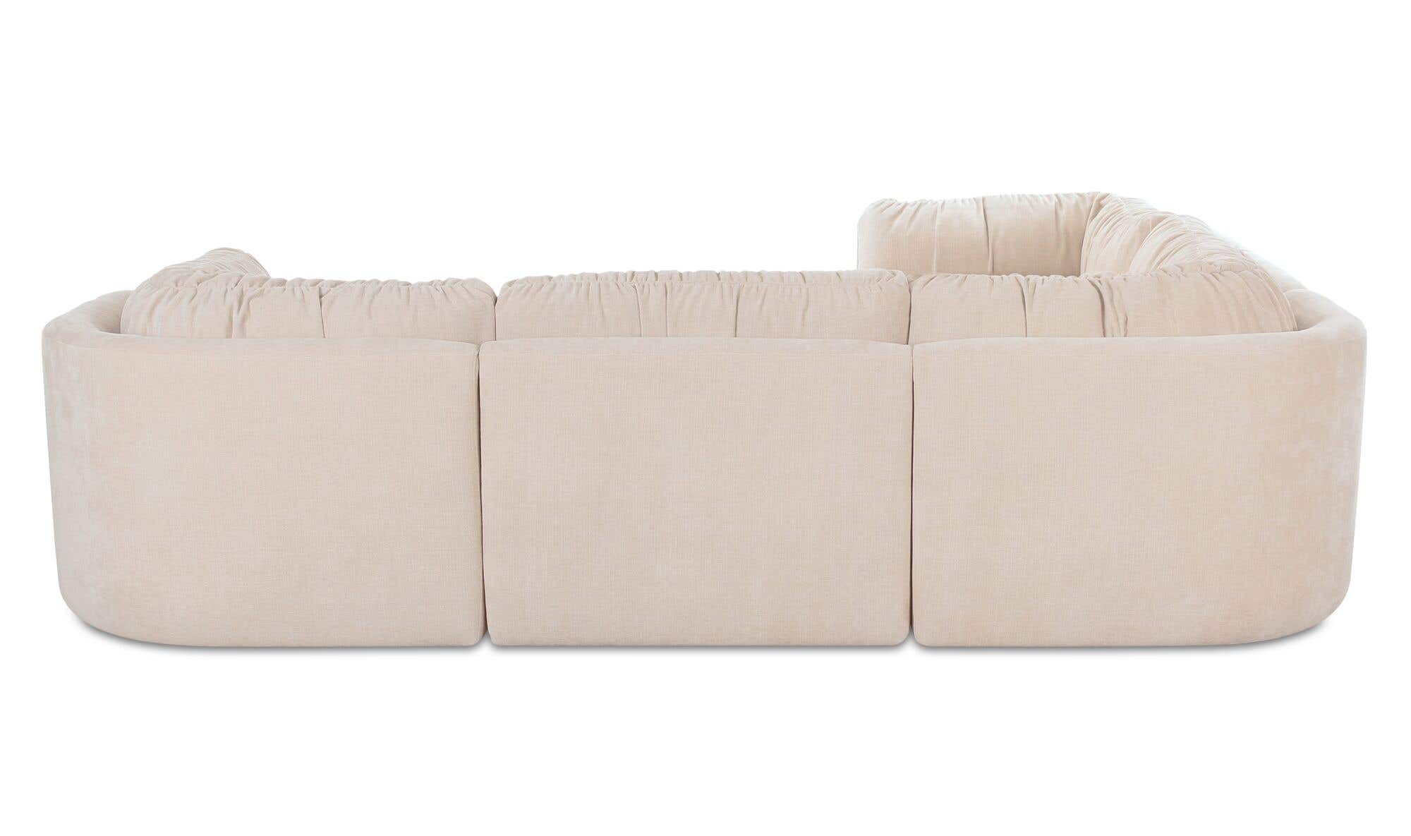 Matina Classic L Modular Sectional Oatmeal by Moe's Home Collection - view 11