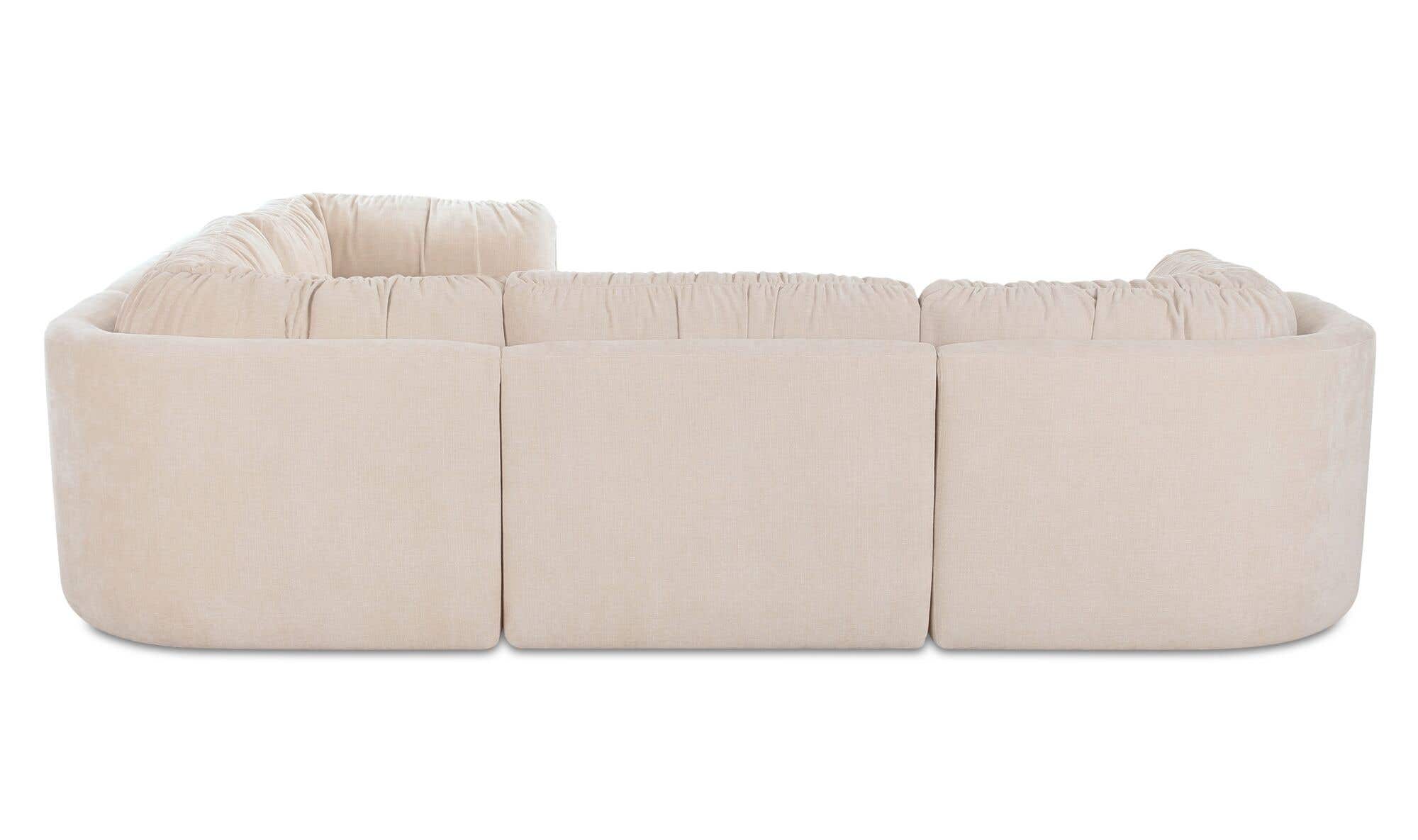 Matina Classic L Modular Sectional Oatmeal by Moe's Home Collection - view 7