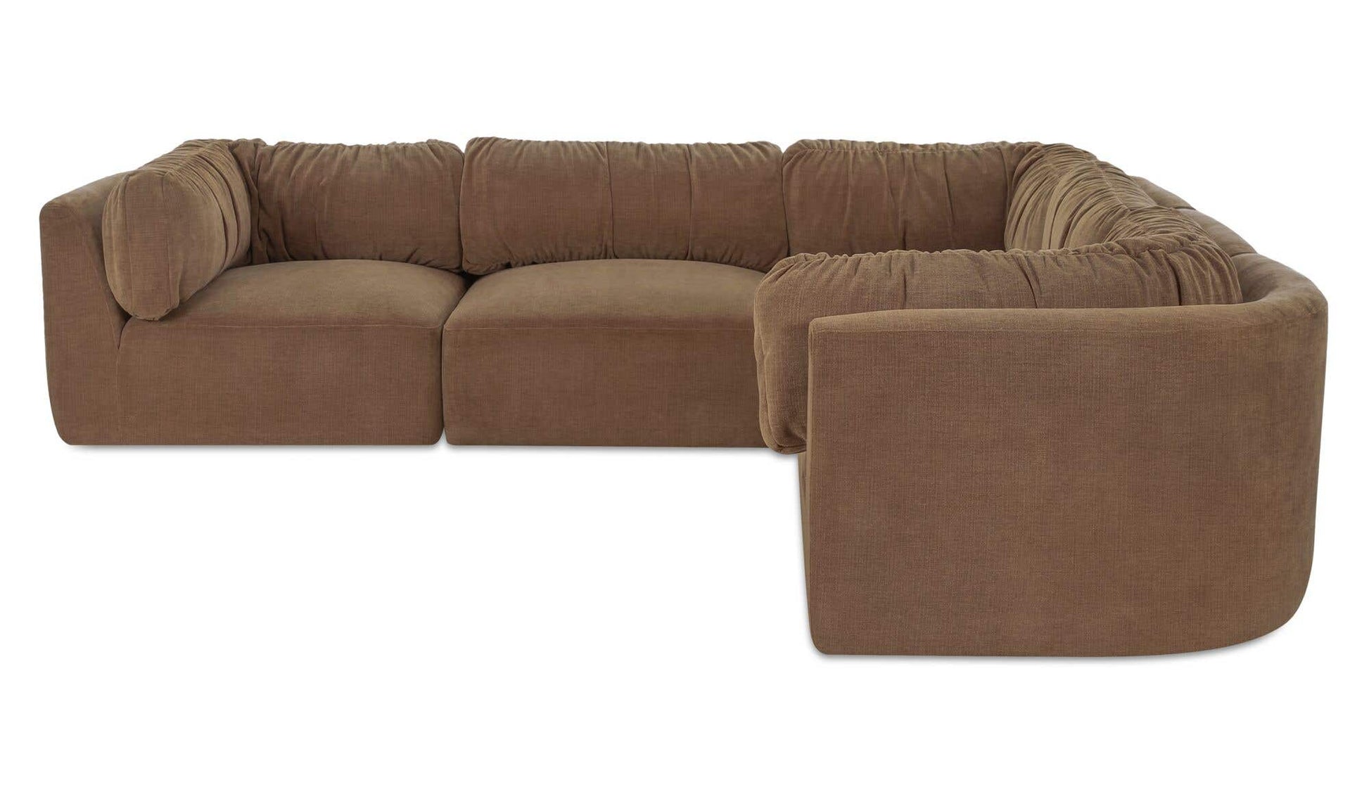 Matina Classic L Modular Sectional Taupe by Moe's Home Collection - view 4