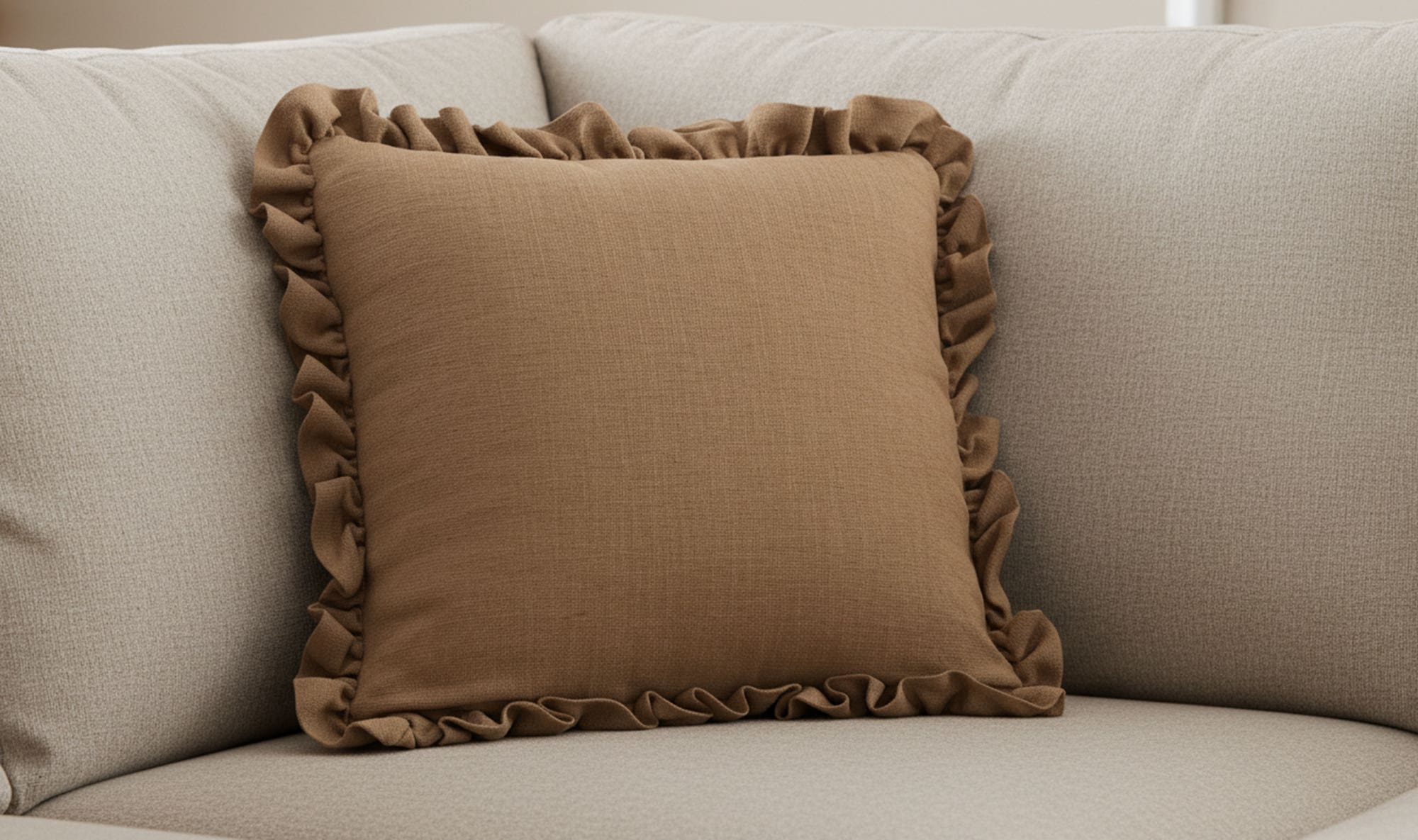 Betty 25 Inch Cushion Ginger by Moe's Home Collection - view 4